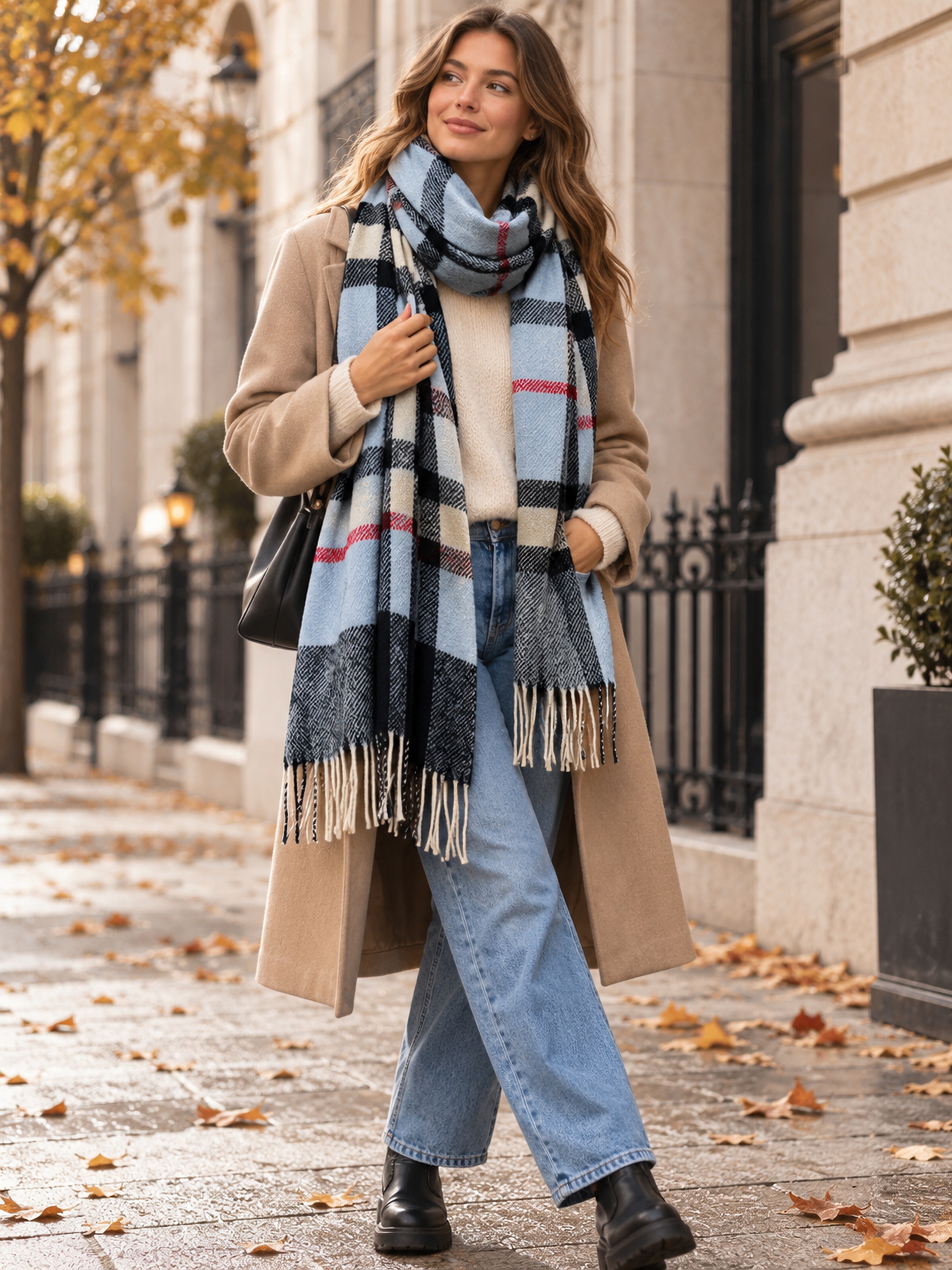 COLLEZIONE ALESSANDRO Modeschal »SuperSofty« 1 Stk. mit Karomuster, elegant und warm