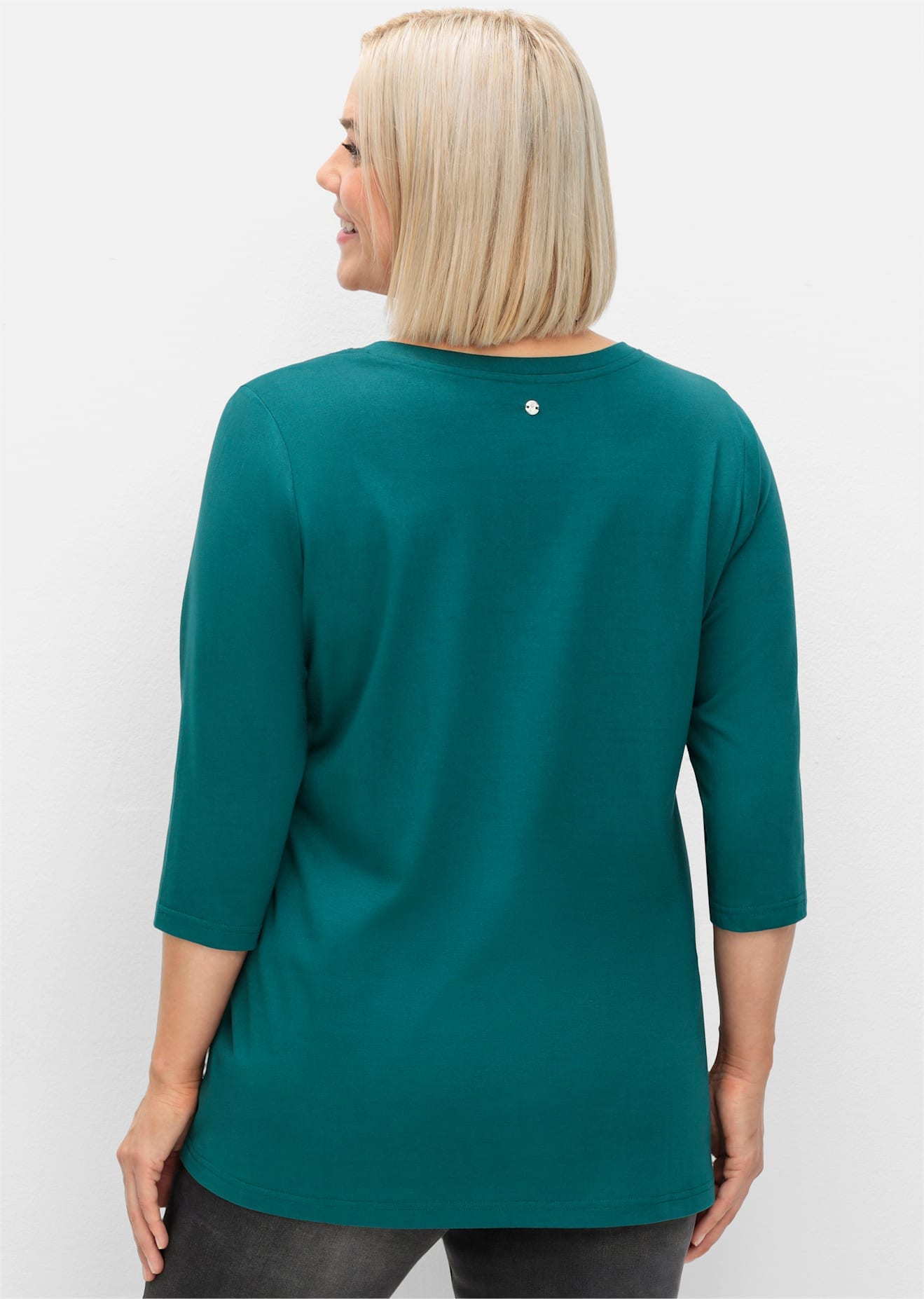 Sheego 3/4-Arm-Shirt »3/4-Arm-Shirt«, (1 tlg.)