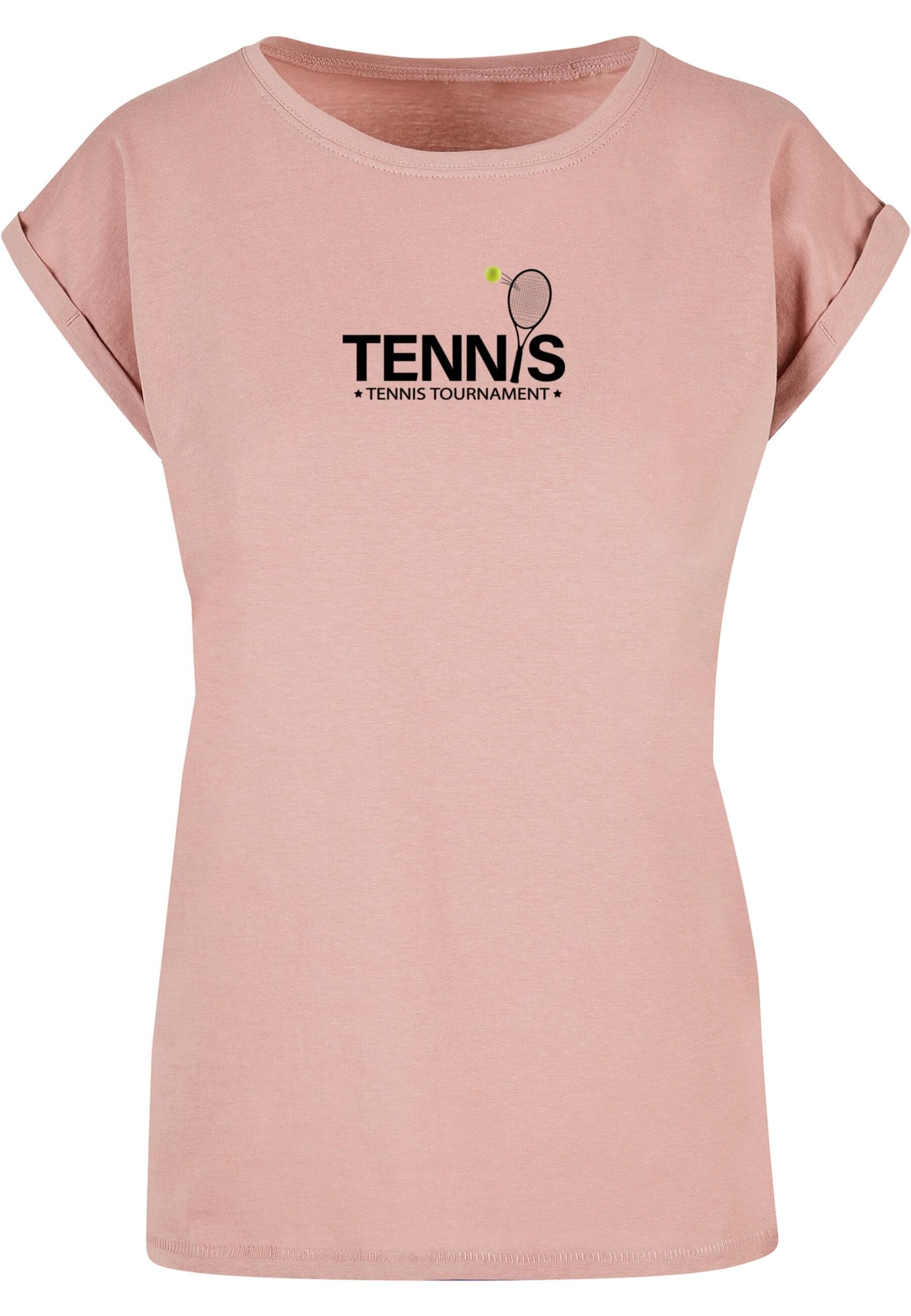 Merchcode T-Shirt "Merchcode Damen Ladies Tennis Racket Extended Shoulder T günstig online kaufen