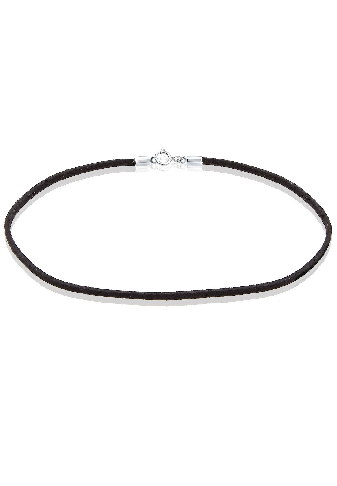 Elli Choker »Halskette Basic Trend Blogger Choker Velour 925 Silber«