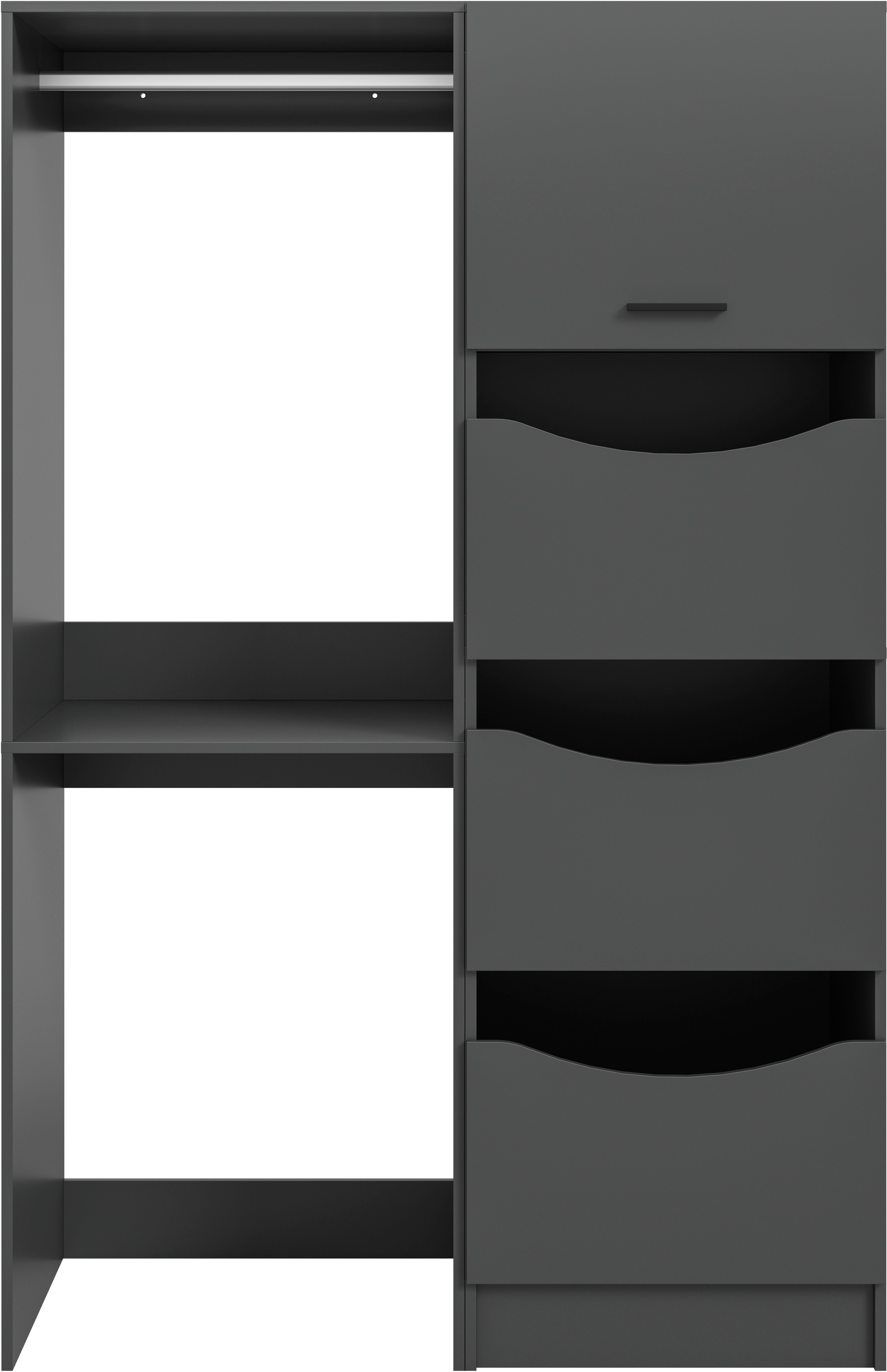 Thumbnail - welltime Badmöbel-Set "FALAS, TOPSELLER, 2-teilig, Hauswirtschaftsraum Set, Breite 126 cm" Set, bestehend aus: 1x Waschm...