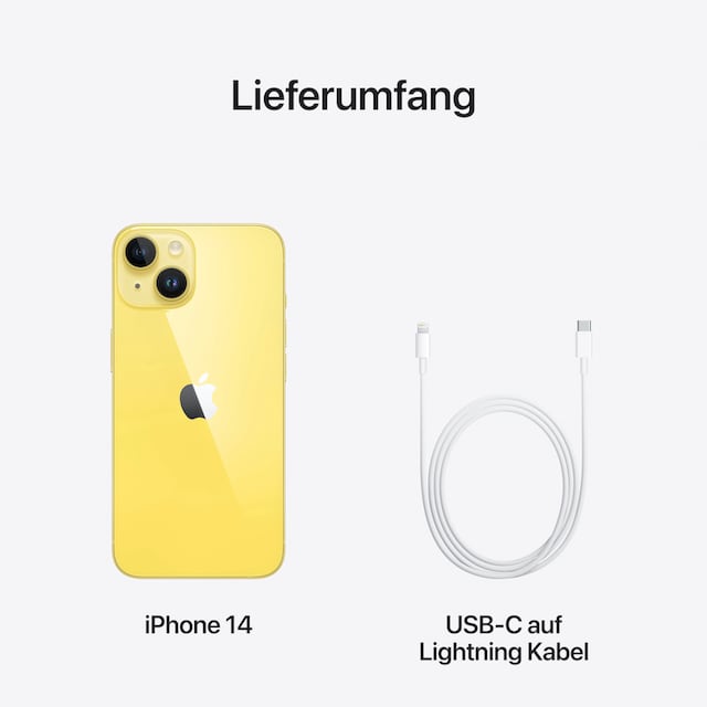 Apple Smartphone »iPhone 14 128GB«, starlight, 15,4 cm/6,1 Zoll, 128 GB  Speicherplatz, 12 MP Kamera | BAUR