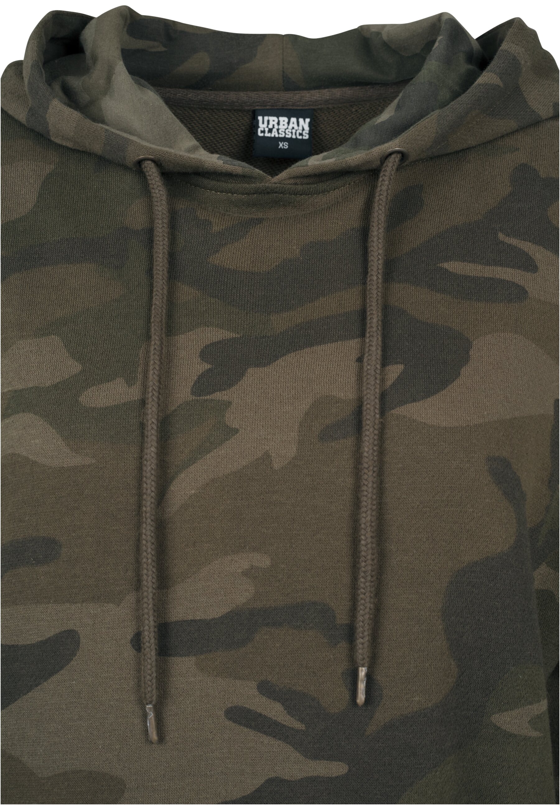 URBAN CLASSICS Rundhalspullover »Urban Classics Damen Ladies Oversized Camo Hoody«, (1 tlg.)