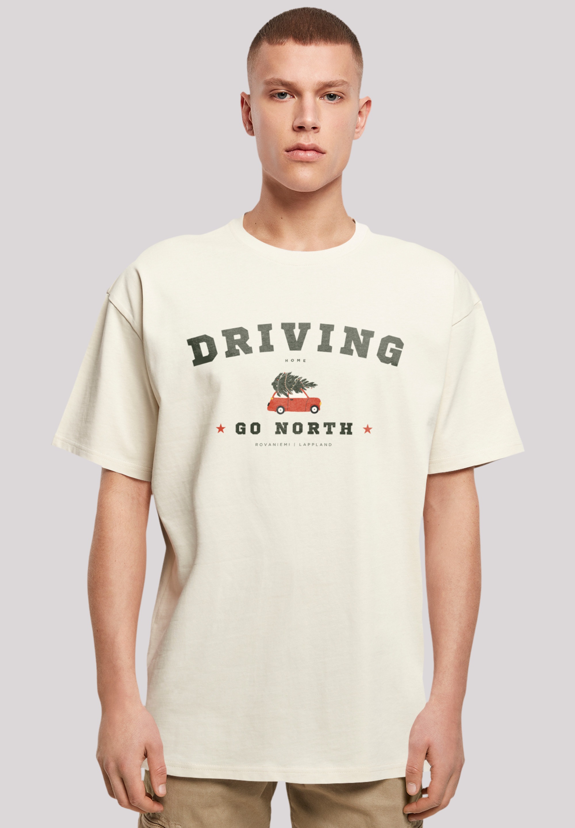 F4NT4STIC T-Shirt "Driving Home Weihnachten", Weihnachten, Geschenk, Logo günstig online kaufen