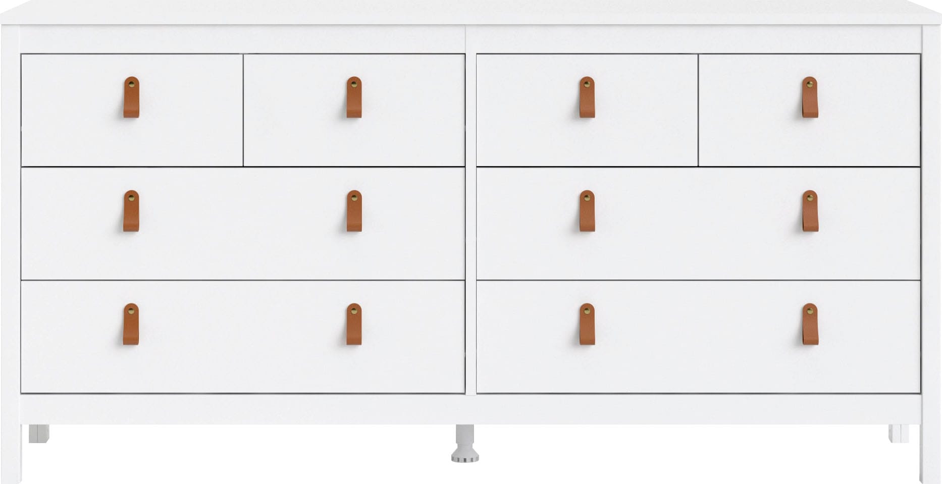 Home affaire Kommode »Madrid, Aufbewahrung, Schubladenschrank, Stauraum«, mit 4 kleinen und 4 großen Schubladen, Breite 160 cm