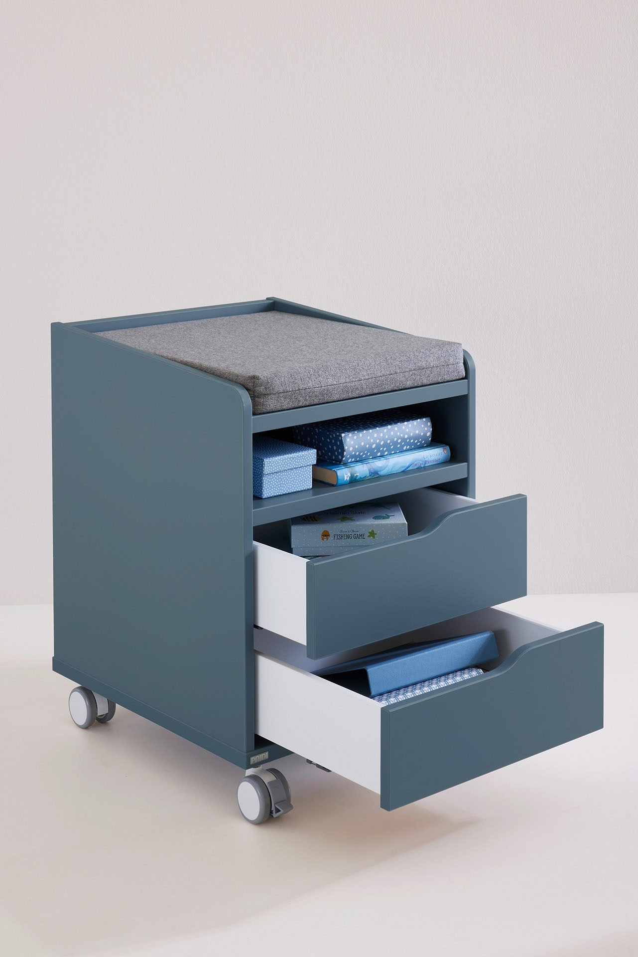 PAIDI Container »Diego Rollcontainer«, mit zwei Schubladen und Ablage als Sitzfläche geeignet