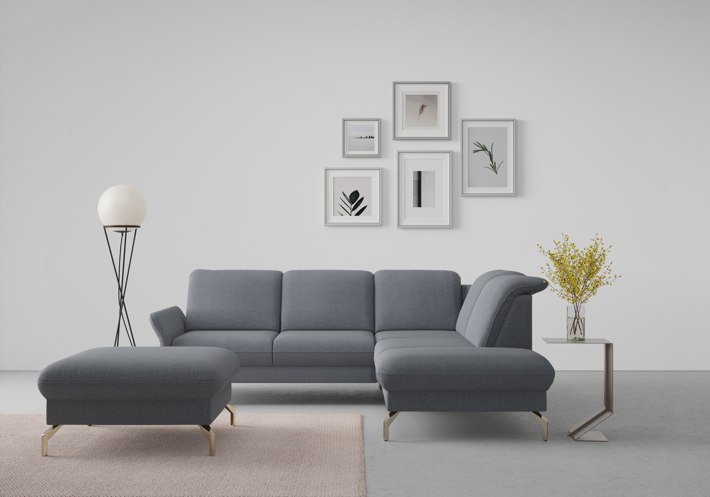 sit&more Ecksofa "Fashion L-Form", wahlweise mit Kopfteilverstellung, Vorzi günstig online kaufen
