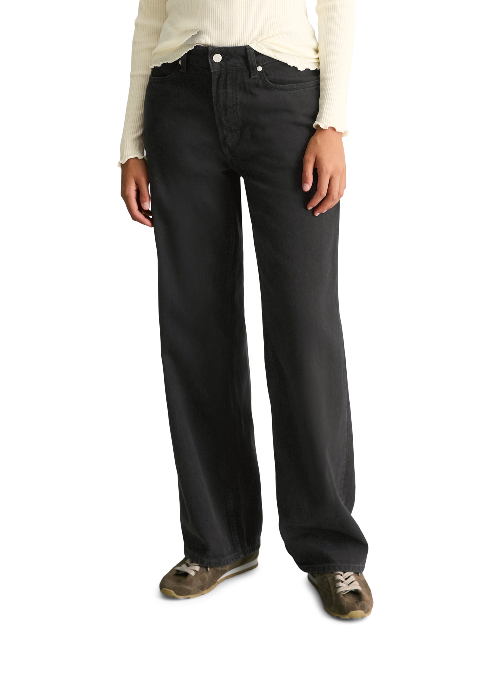 Marc OPolo DENIM Weite Jeans "aus weichem Organic-Cotton-Lyocell-Mix"