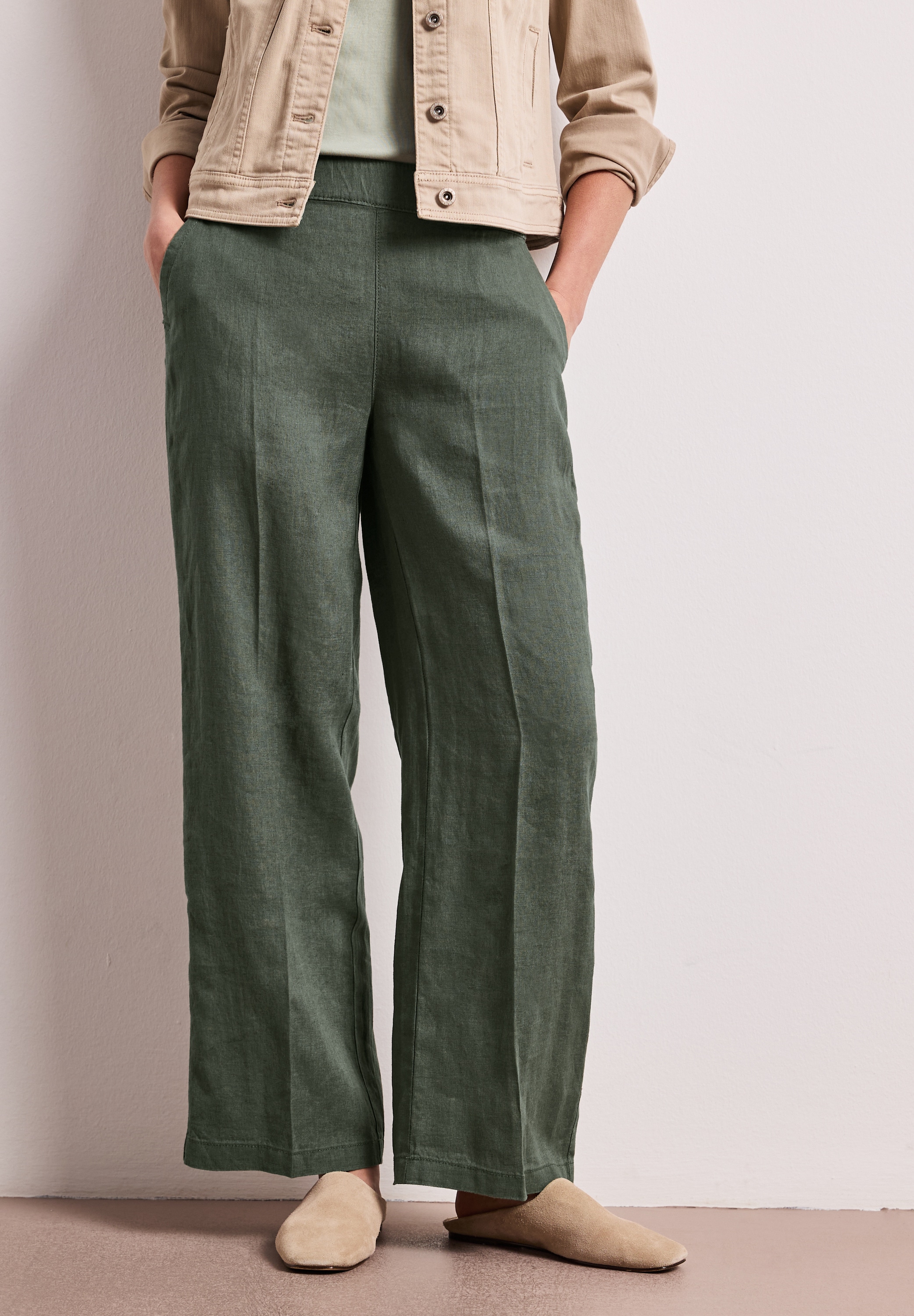 Cecil Dehnbund-Hose High Waist günstig online kaufen