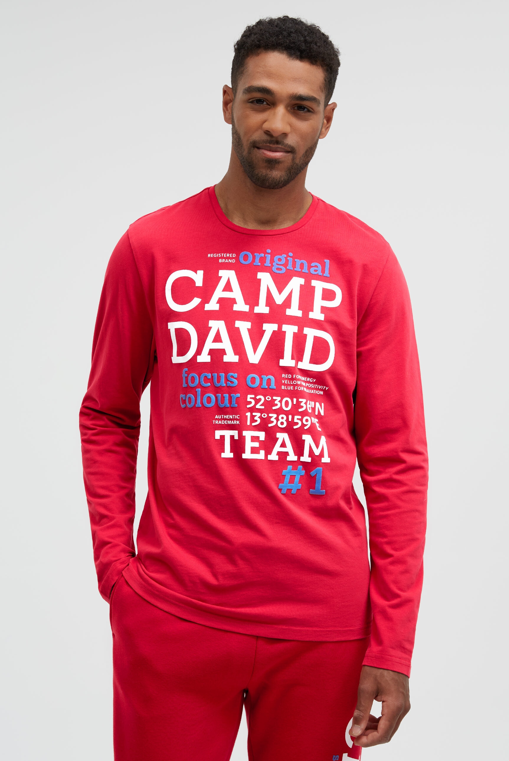 CAMP DAVID Rundhalsshirt günstig online kaufen