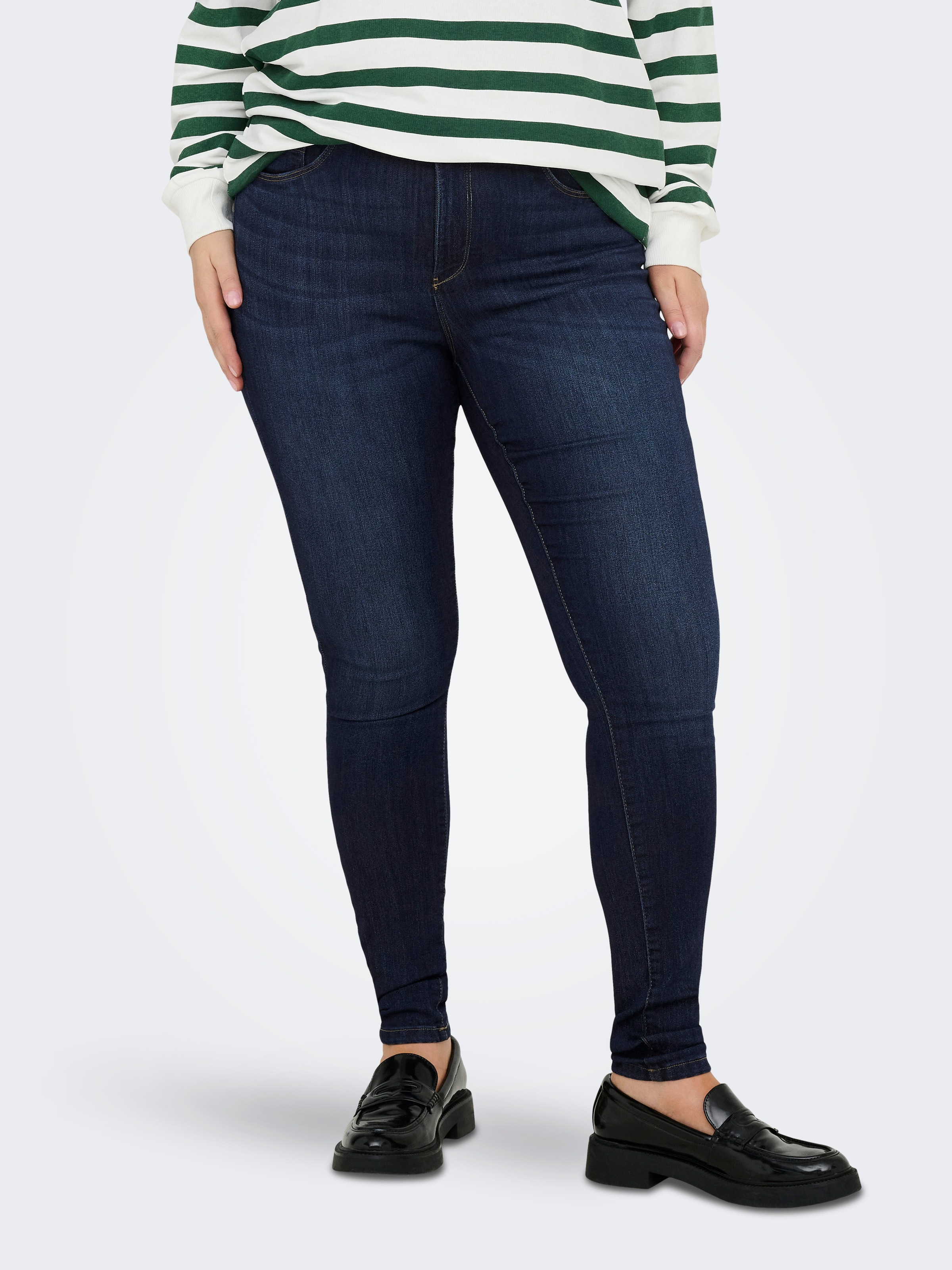 ONLY CARMAKOMA Skinny-fit-Jeans "CARTHUNDER LIFE P UP REG SK DNM BJ367" günstig online kaufen