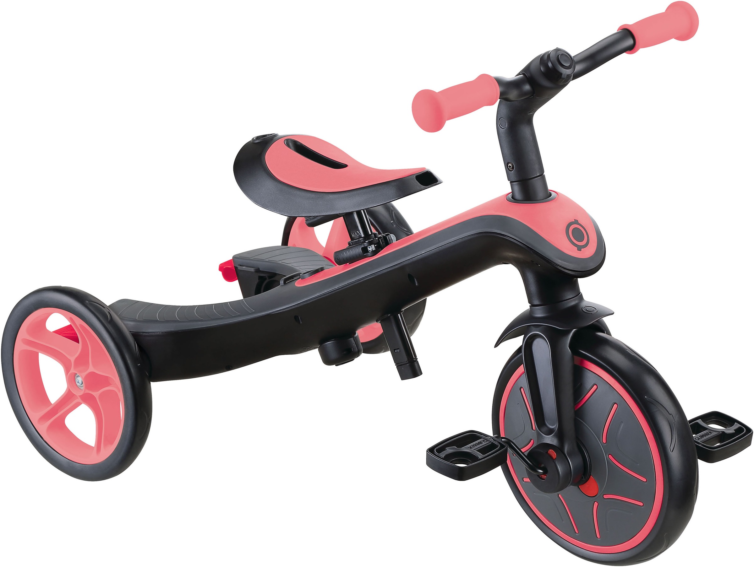 Dreirad GLOBBER "EXPLORER TRIKE 4in1", coral pink, Dreiräder, Kinder 6