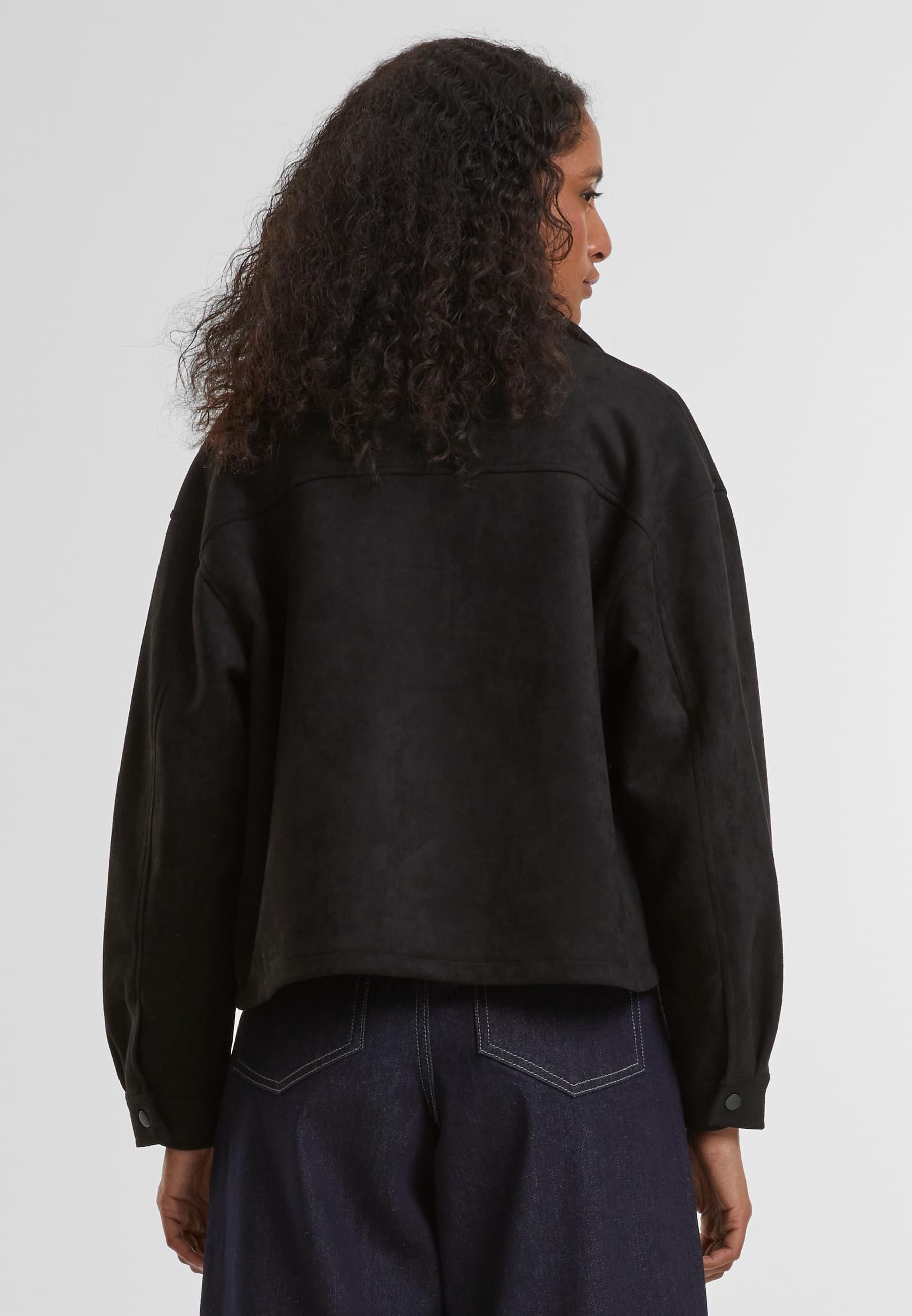 URBAN CLASSICS Allwetterjacke »Urban Classics Ladies Soft Touch Jacket«, (1 St.), ohne Kapuze