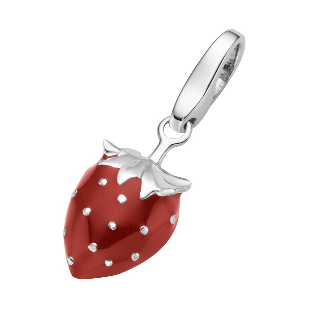 GIORGIO MARTELLO MILANO Charm-Einhänger »Erdbeere, Silber 925«