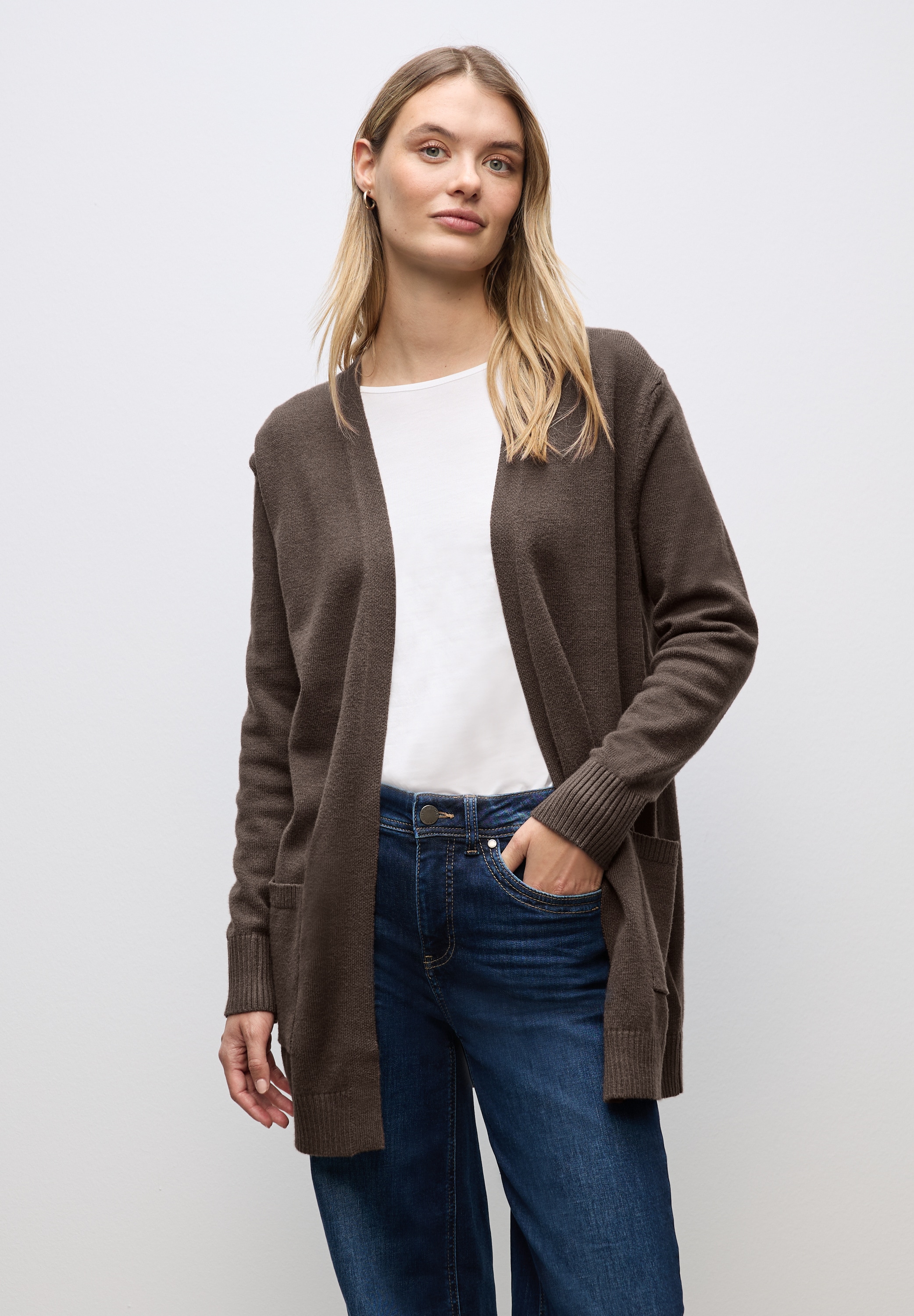 STREET ONE Cardigan, ohne Verschluss, offen günstig online kaufen