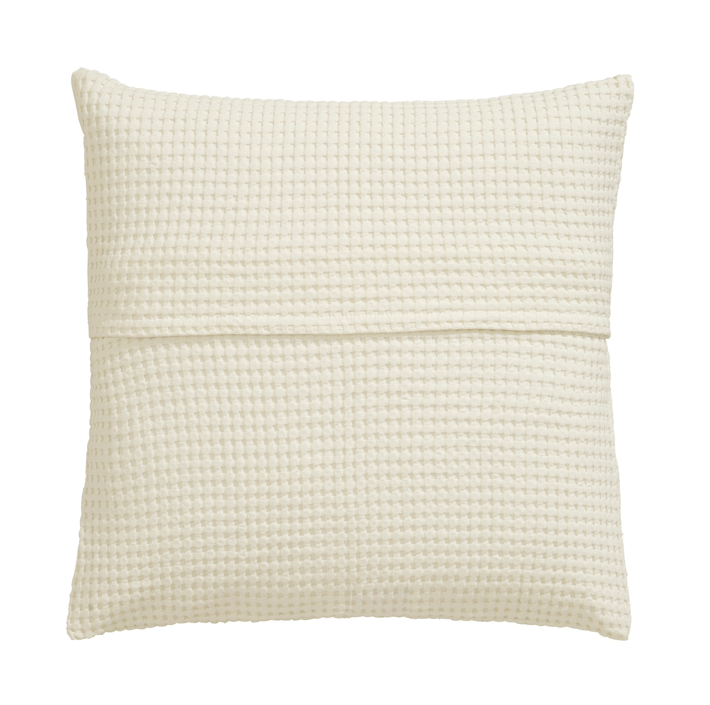 OTTO home Dekokissen »Greta, 2er-Set, Waffelpiqué Optik, Uni-Design« 2 Stück, in Waffelpiqué Optik, Bezug in 50x50 cm, 100% Baumwolle