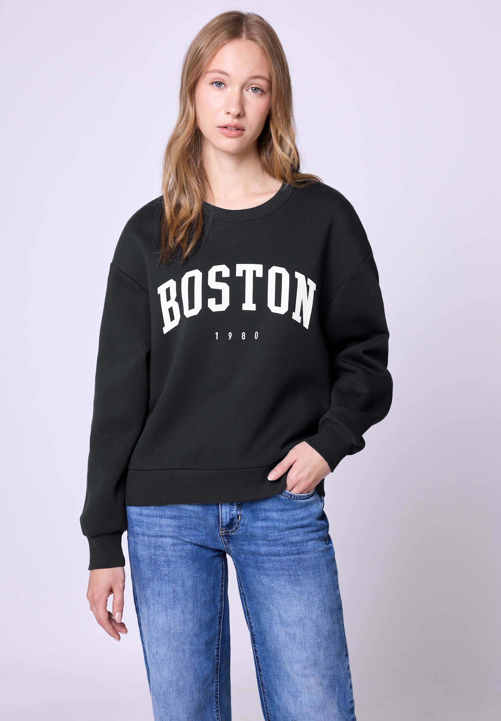 STREET ONE STUDIO Sweatshirt , mit Wording
