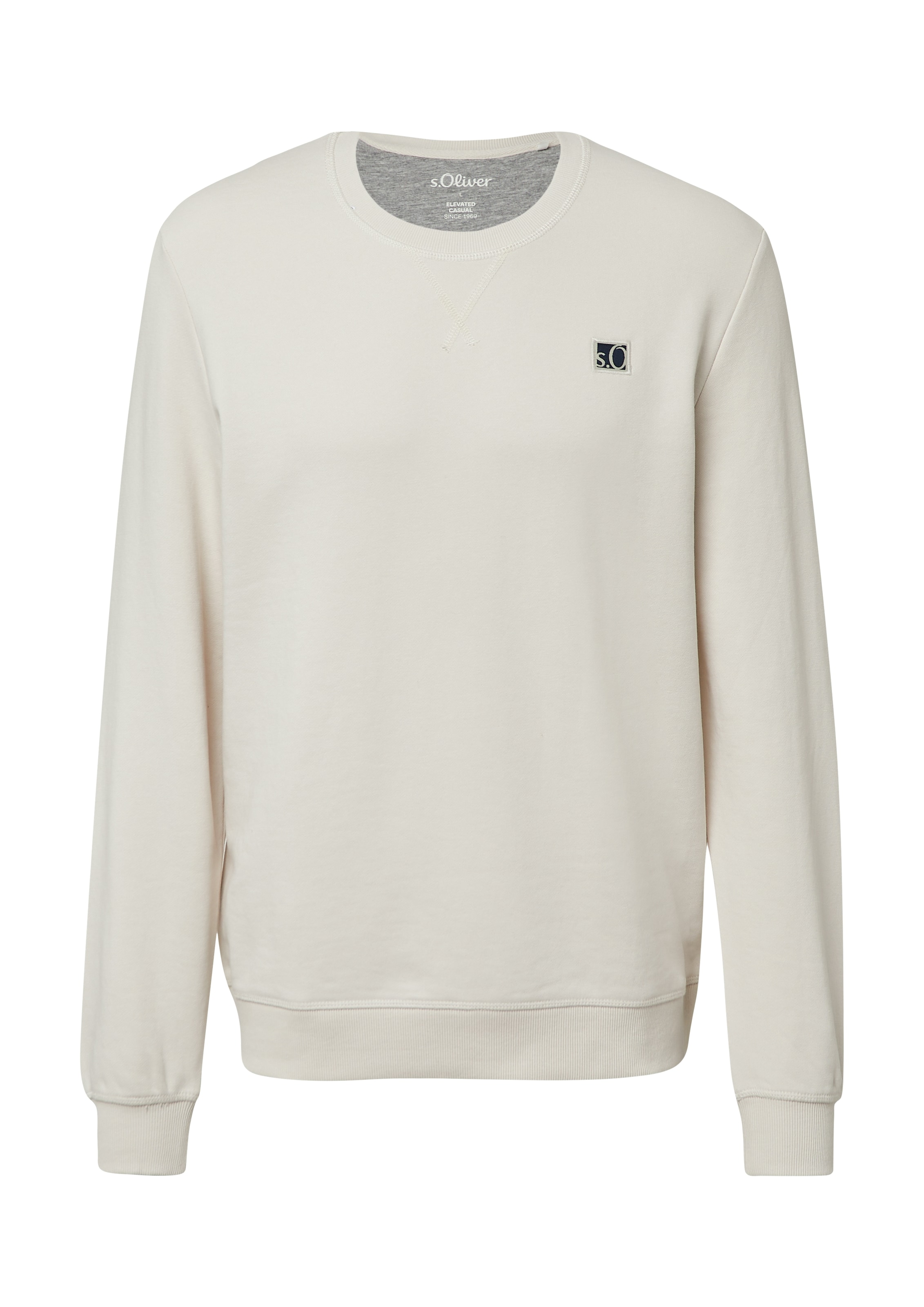 s.Oliver Sweatshirt, mit Logo Stickerei