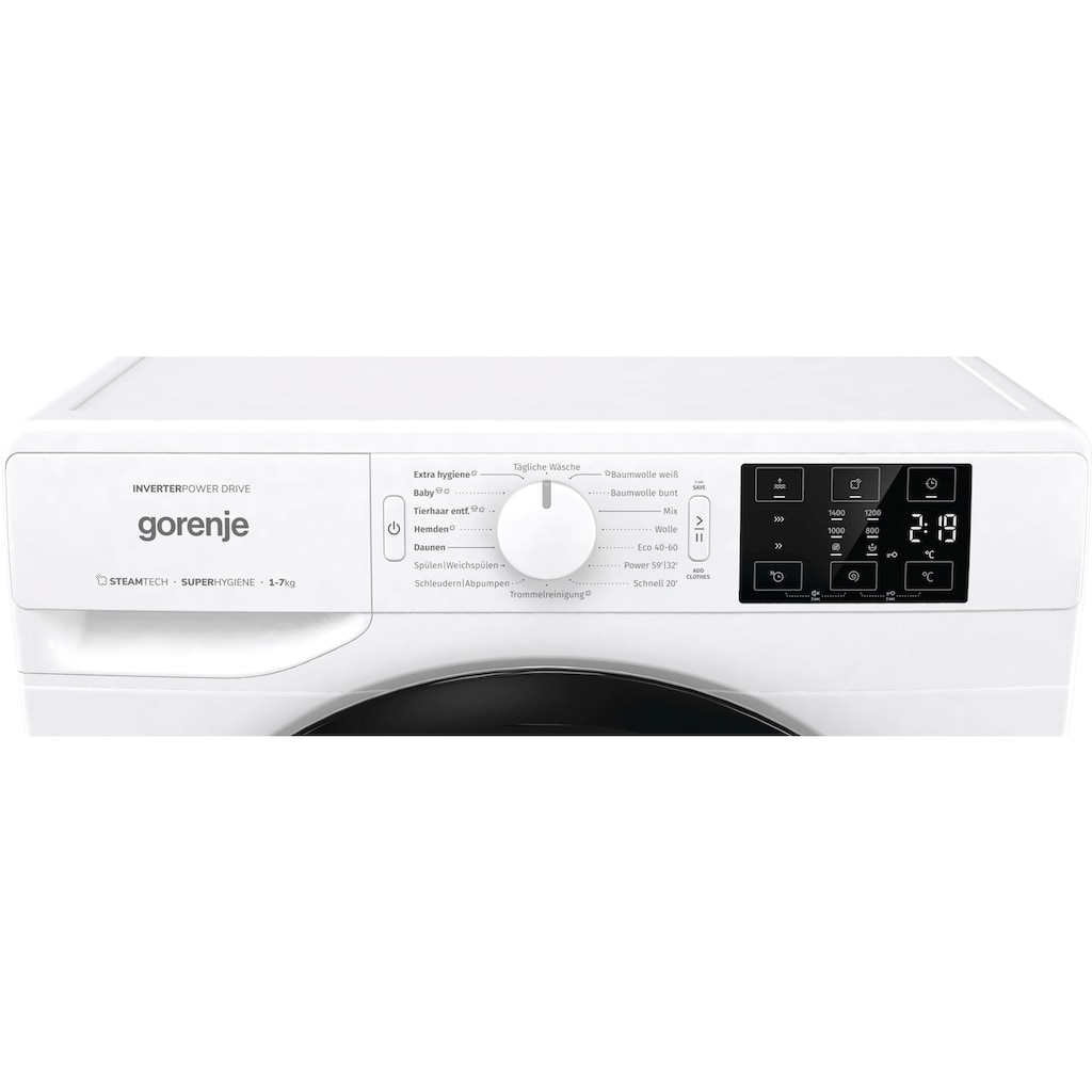 GORENJE Waschmaschine »Wave NEI74ADPS«, Wave NEI74ADPS, 7 kg, 1400 U/min