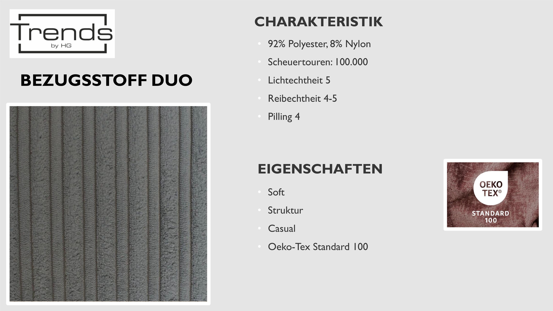 Trends by HG Big-Sofa »CONOR« Schlaffunktion + Bettkasten