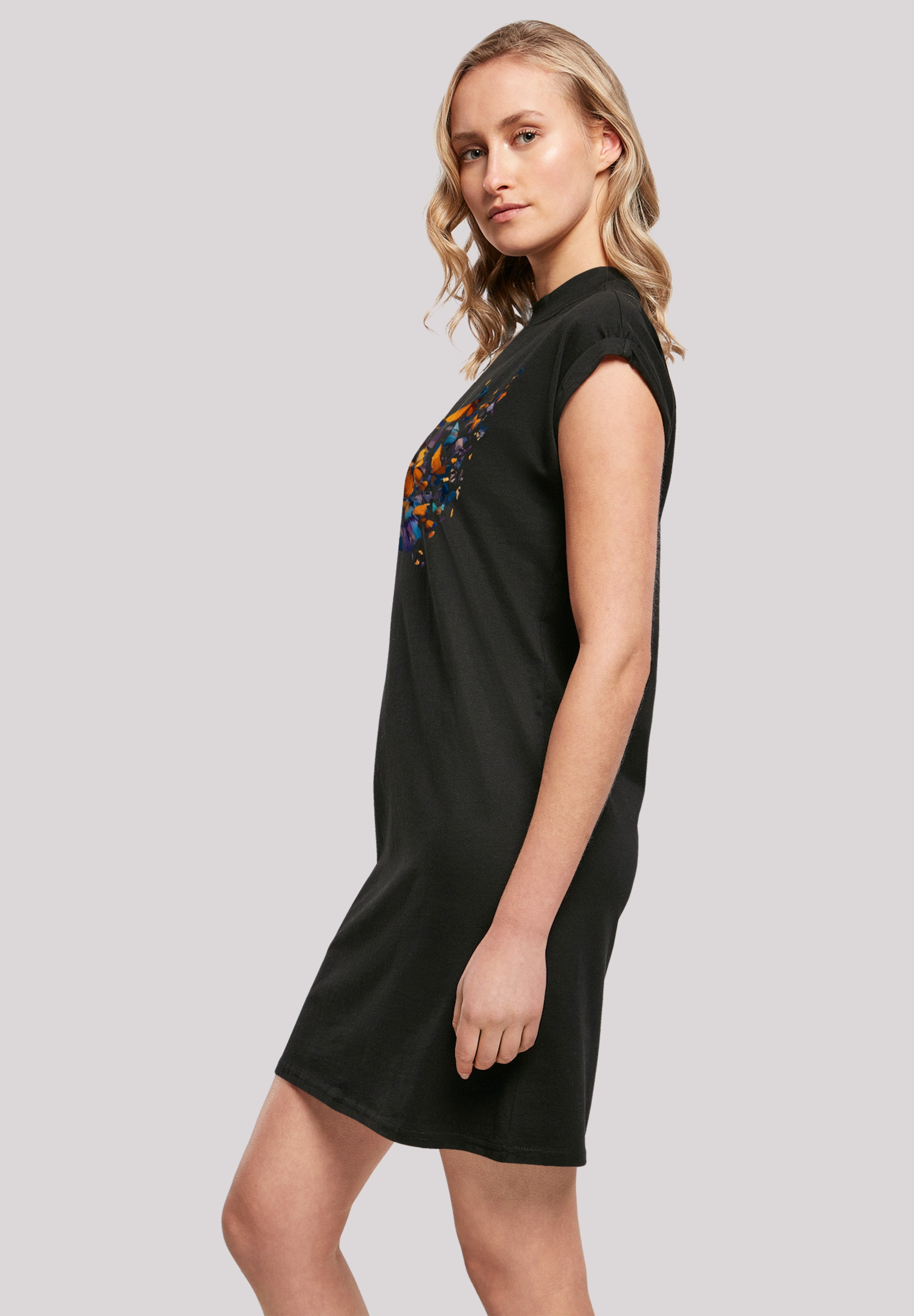 F4NT4STIC Shirtkleid »Schmetterling Frühling«, Print