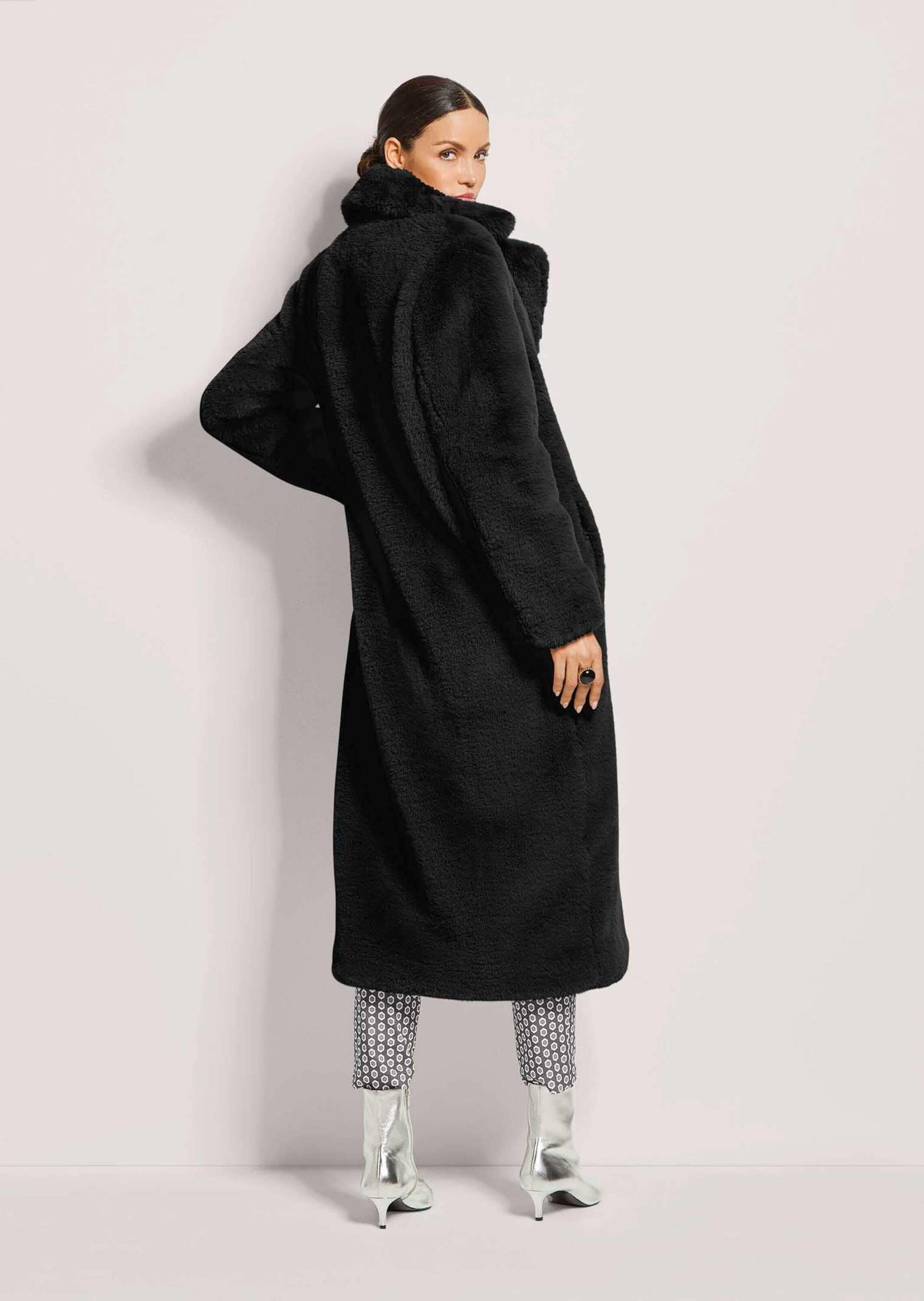 MADELEINE Langmantel »Mantel Langer Faux-Fur-Mantel für Damen«