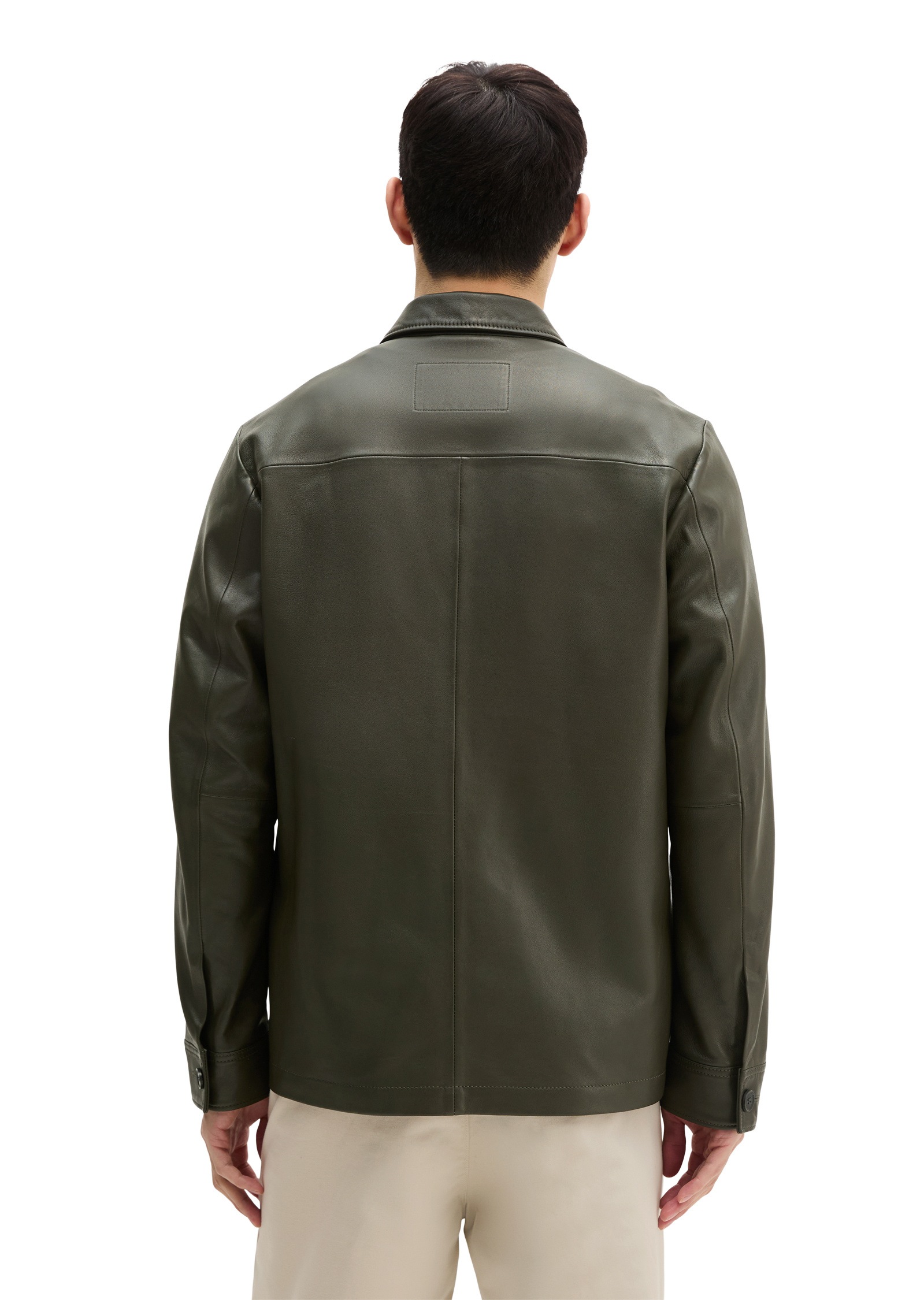 Marc O'Polo Lederjacke »aus weichem Lammleder« ohne Kapuze