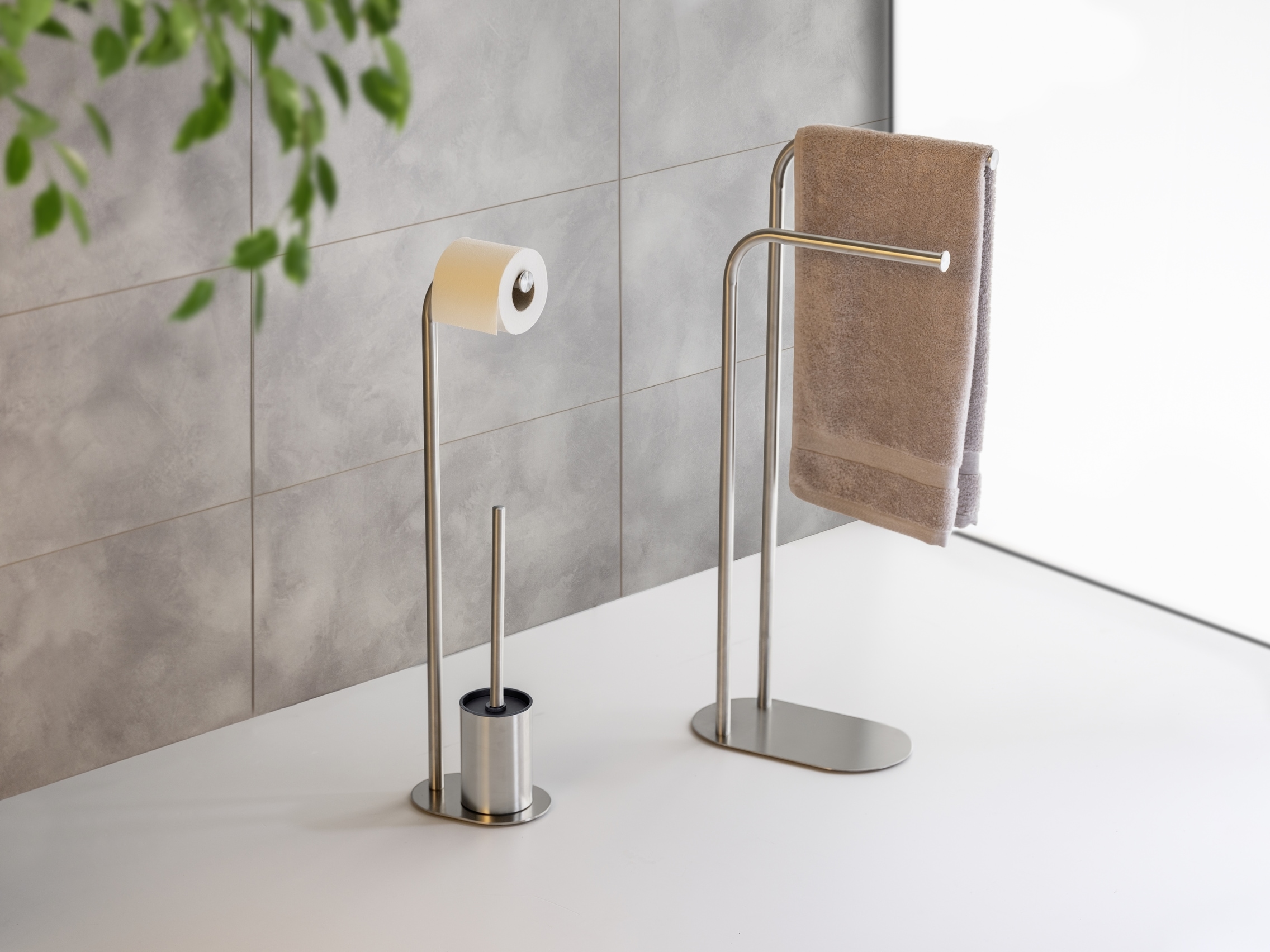 WENKO WC-Garnitur "Levante" aus Edelstahl günstig online kaufen