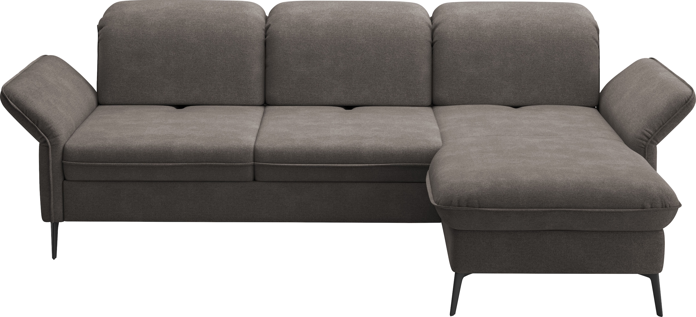 sit&more Ecksofa »Emely«, mit Sitztiefenverstellung optional mit Bettfunktion und Bettkasten