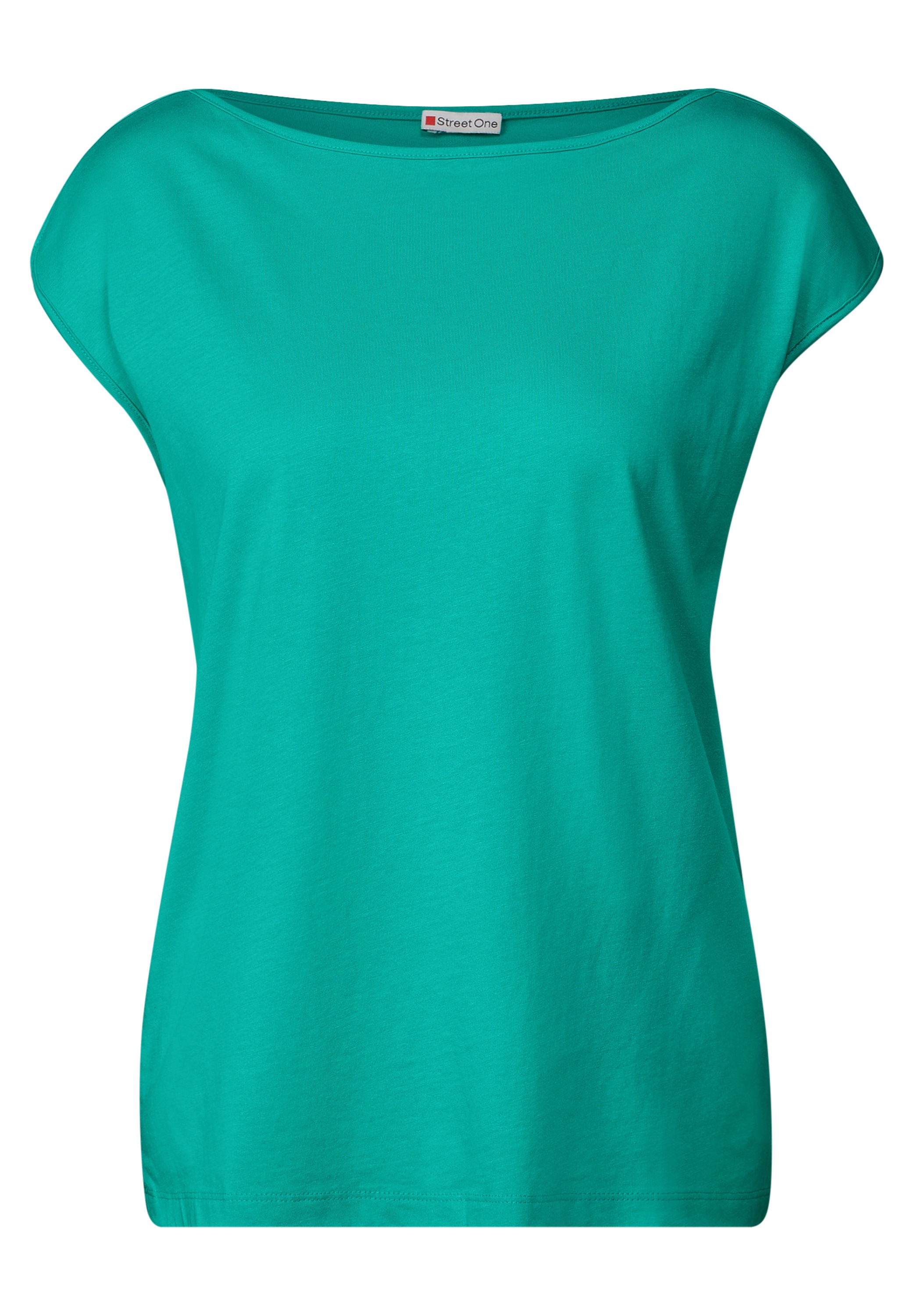 STREET ONE T-Shirt mit U-Boot-Ausschnitt