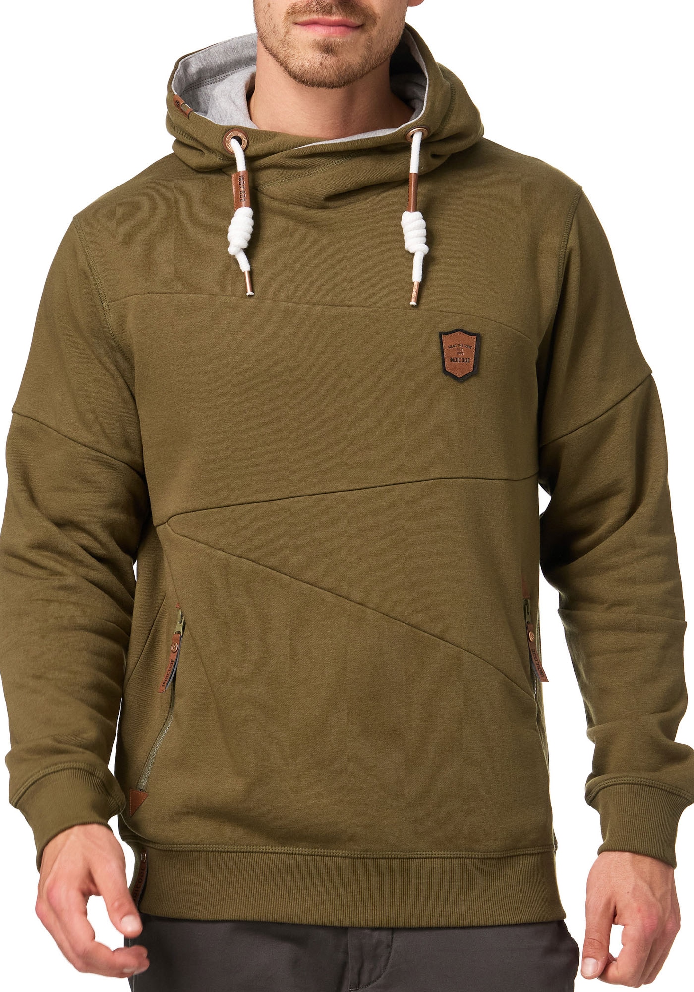 Indicode Kapuzensweatshirt "INAix" günstig online kaufen