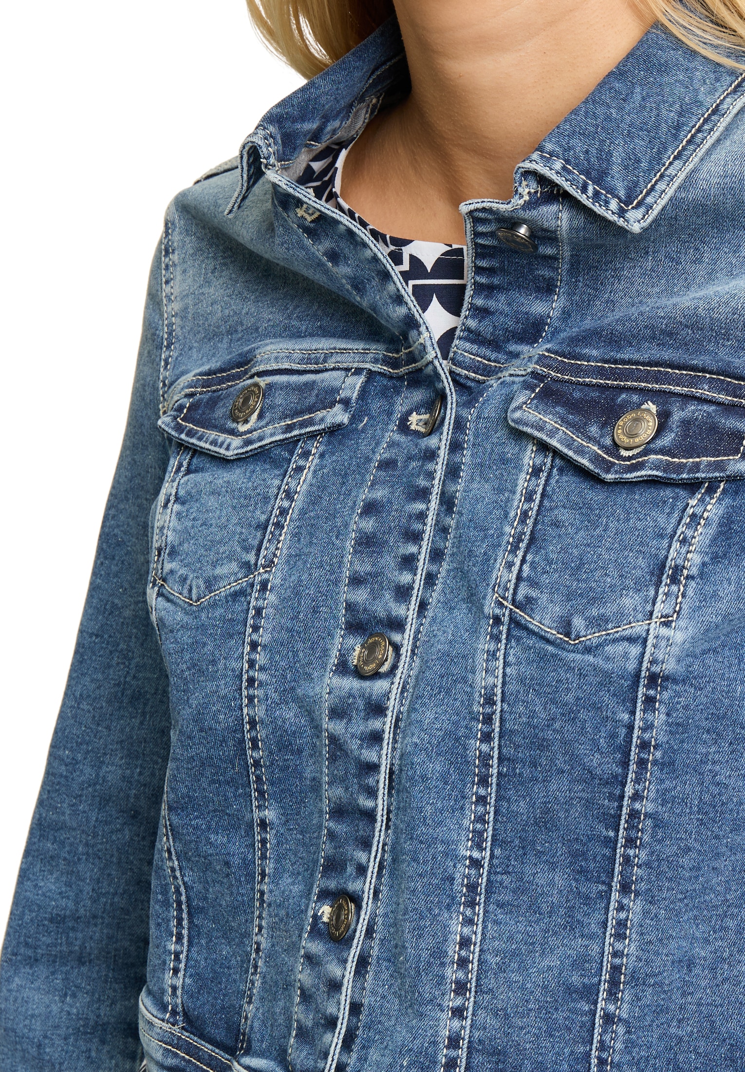 Vera Mont Jeansjacke »Vera Mont Jeansjacke mit Waschung«