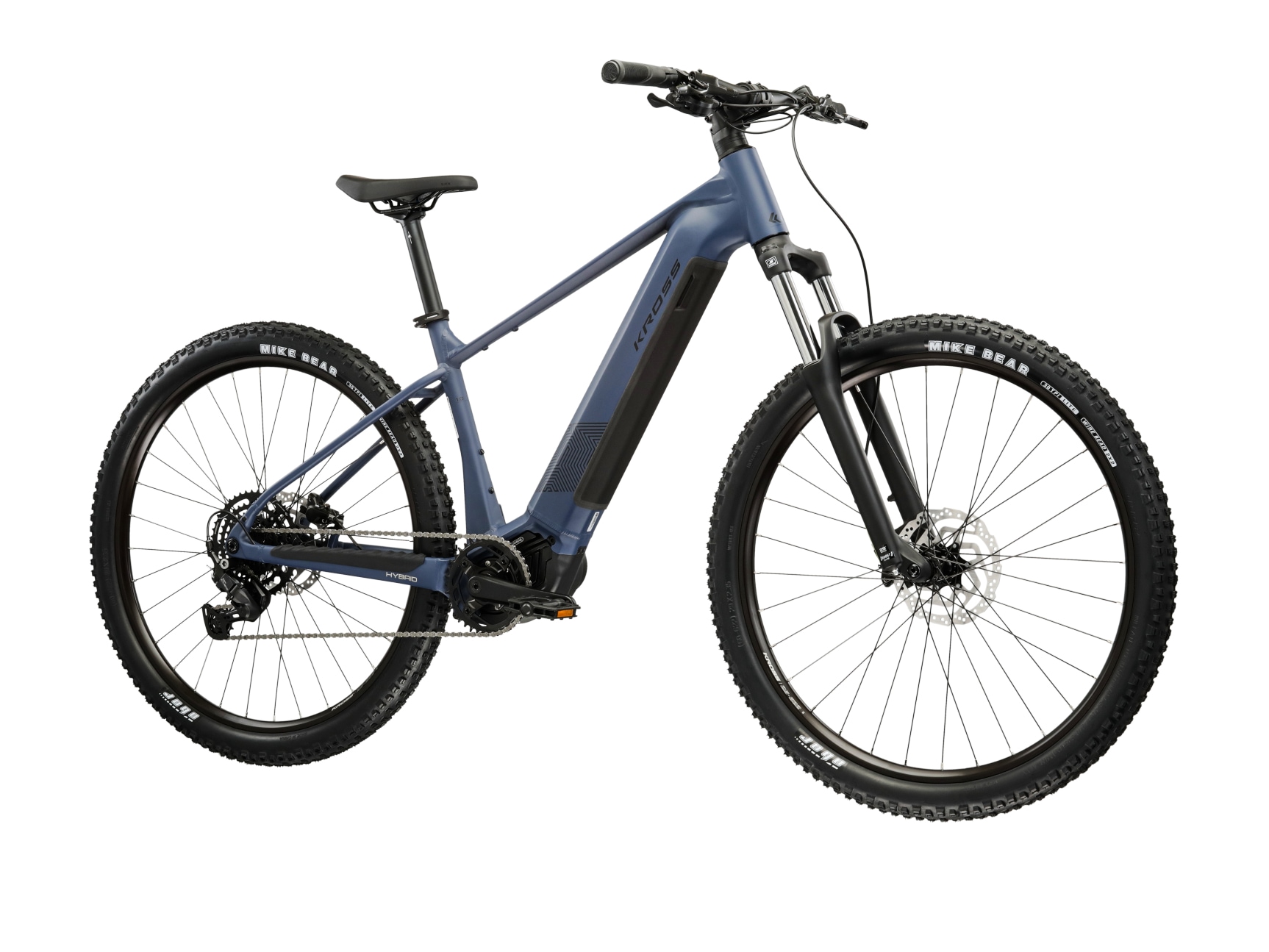 Kross »Influx Hybrid 1.0 20Ah/720Wh 29 Zoll blau 9 Gänge 2026« 9 Gang Shimano CUES U4000 Schaltwerk Kettenschaltung Mittelmotor 250 W