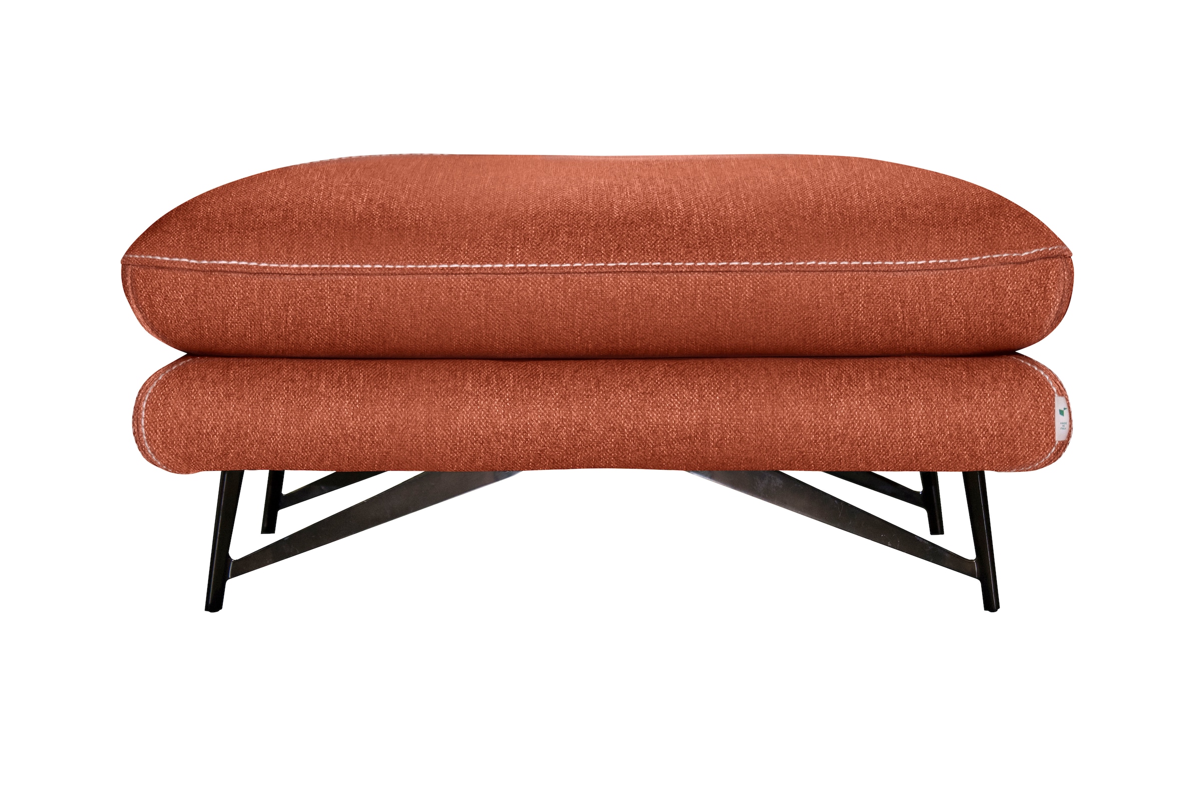 CALIA ITALIA Hocker "Cezanne bequem und elegant, B/T 90/70cm, hochwertiger Designfuß"