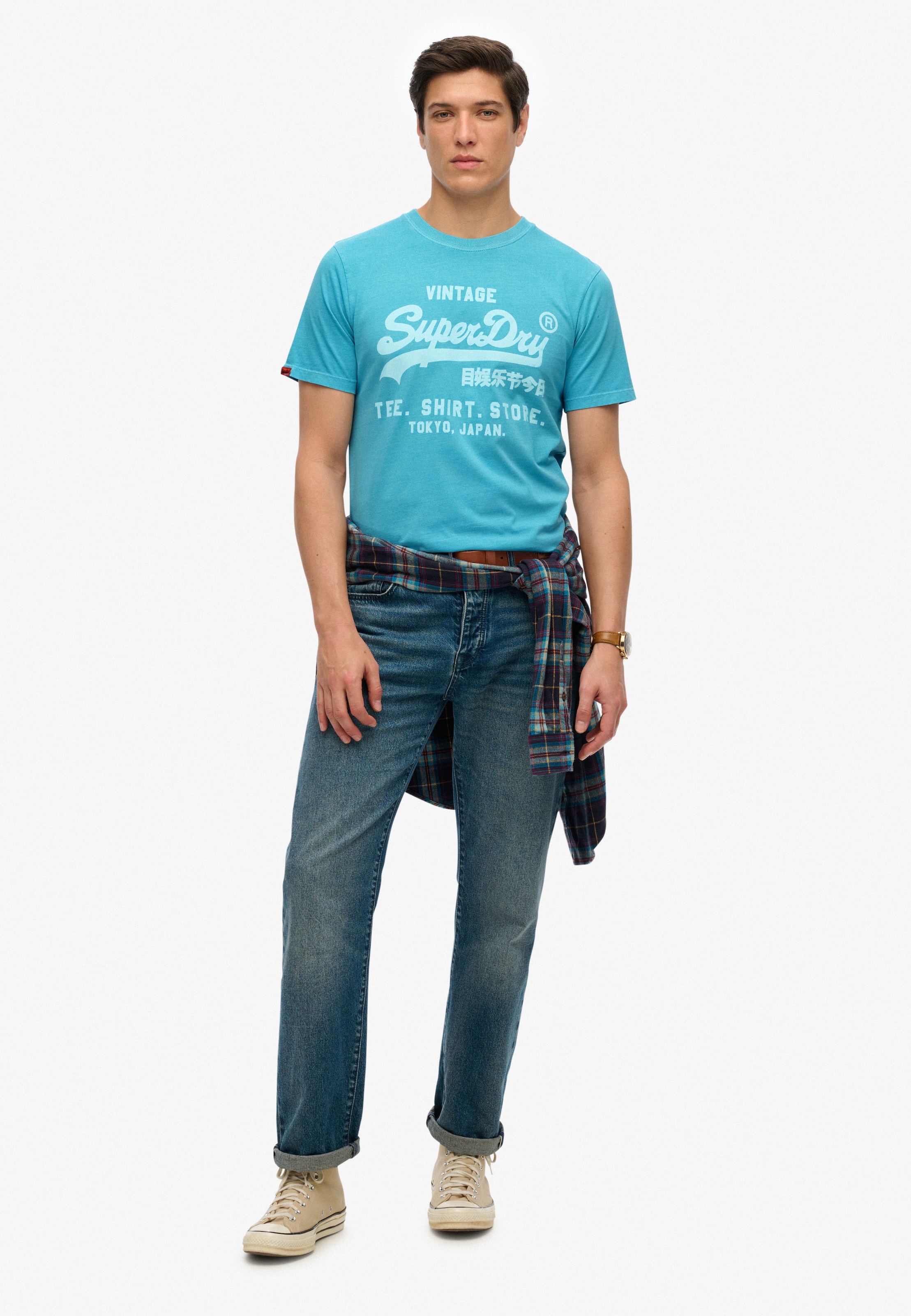 Superdry Rundhalsshirt »VL NEON RELAXED TEE«