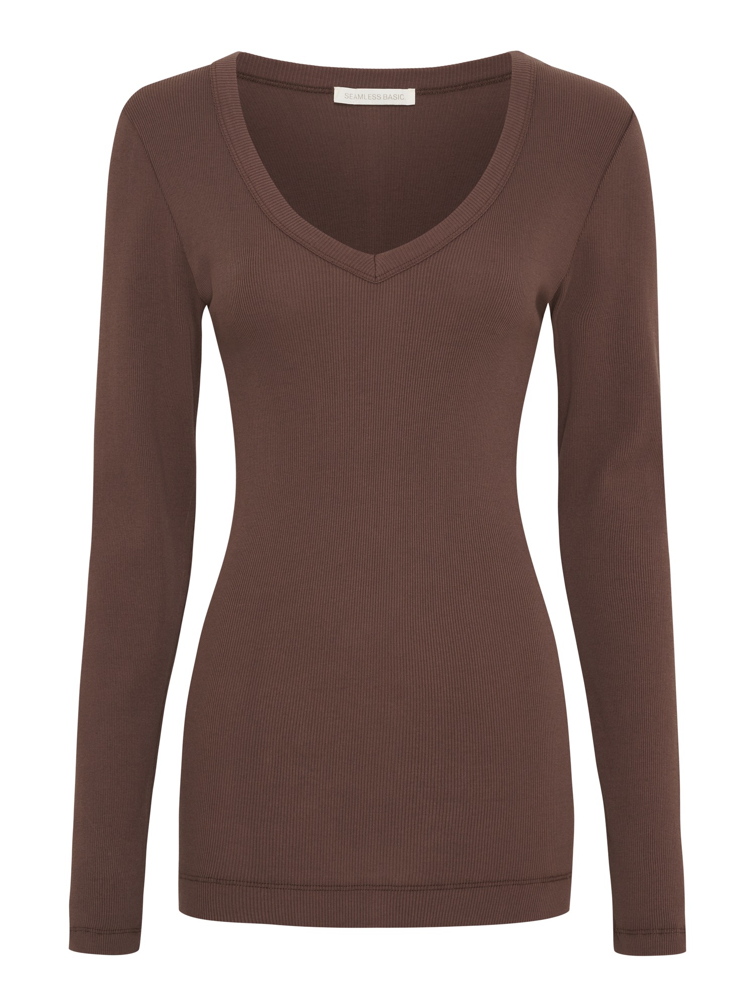 Seamless Basic Funktionstop "Seamless Basic Top Retro V-neck" günstig online kaufen