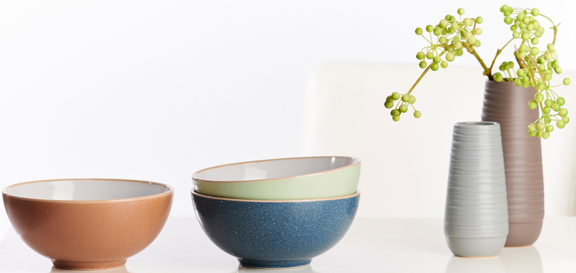 Ritzenhoff & Breker Schale »Puebla« 2 Stk. aus Steinzeug Buddha-Bowls, Ø 17,5 cm