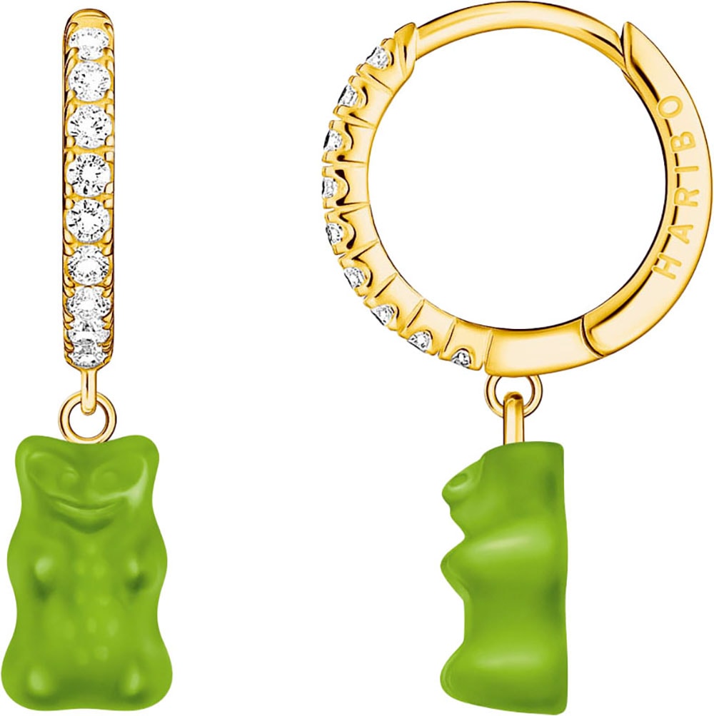 Single-Creole »THOMAS SABO x HARIBO Schmuck: Einzel-Creole mit Goldbär«, mit...