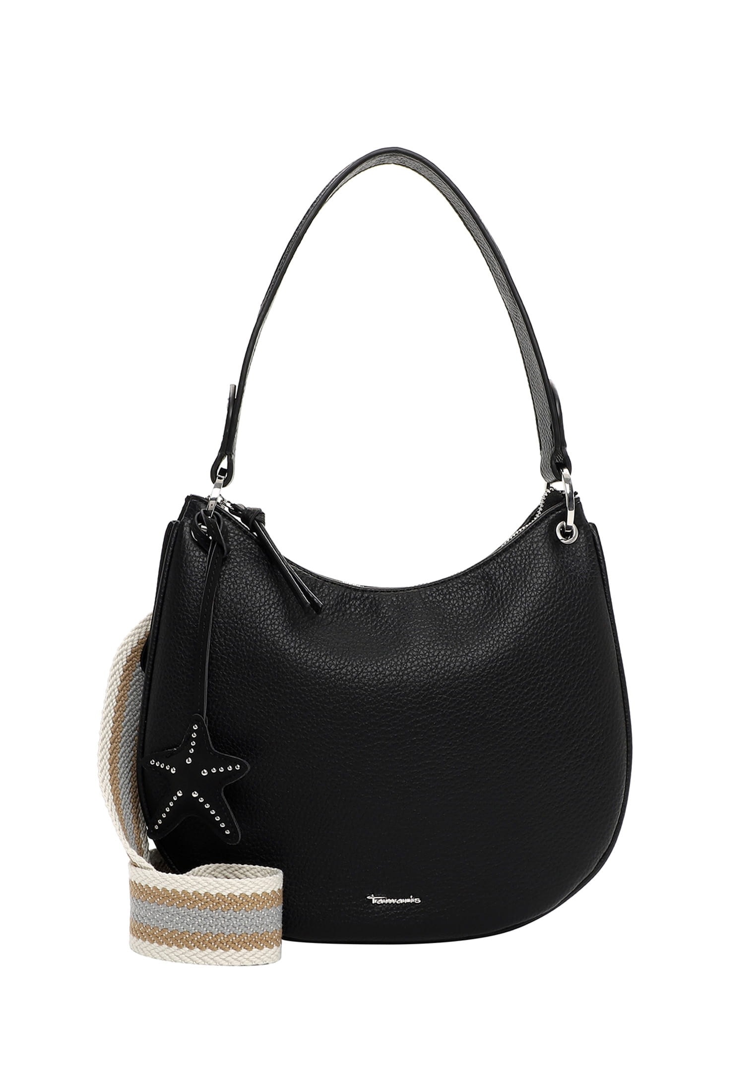 TAMARIS Damen Beuteltasche "Beutel TAS Kea", schwarz, Polyurethan, Taschen