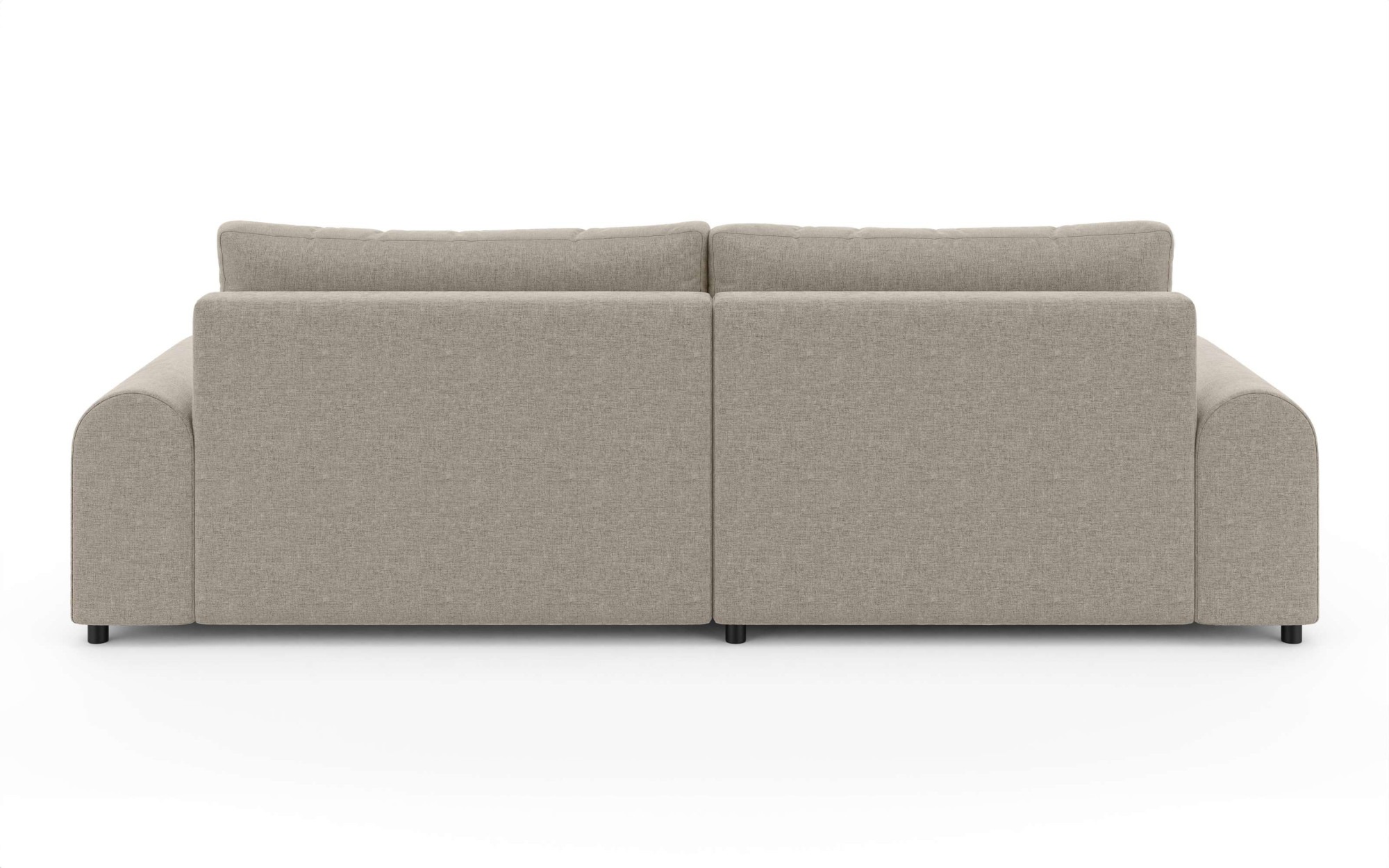INOSIGN Ecksofa »Marsby, mit Bettfunktion und Bettkasten, Maße: B/H/T 242/65/145 cm«, L-Form mit Wellenunterfederung, Recamiere links oder rechts bestellbar