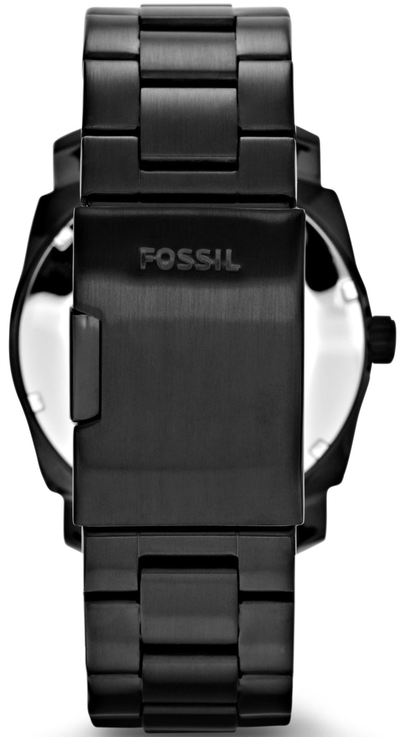 Fossil Quarzuhr »MACHINE, FS4775«, Armbanduhr, Herrenuhr, Datum, analog, Edelstahlarmband