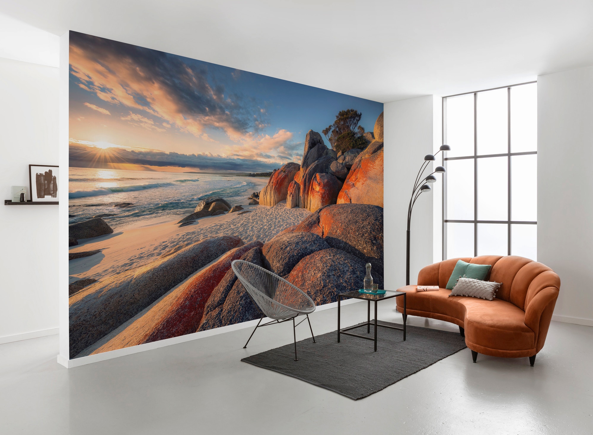 Komar Vliestapete »Digitaldruck Vlies -  Bay of Fires - Größe 400 x 280 cm« bedruckt glatt Wohnzimmer, Schlafzimmer