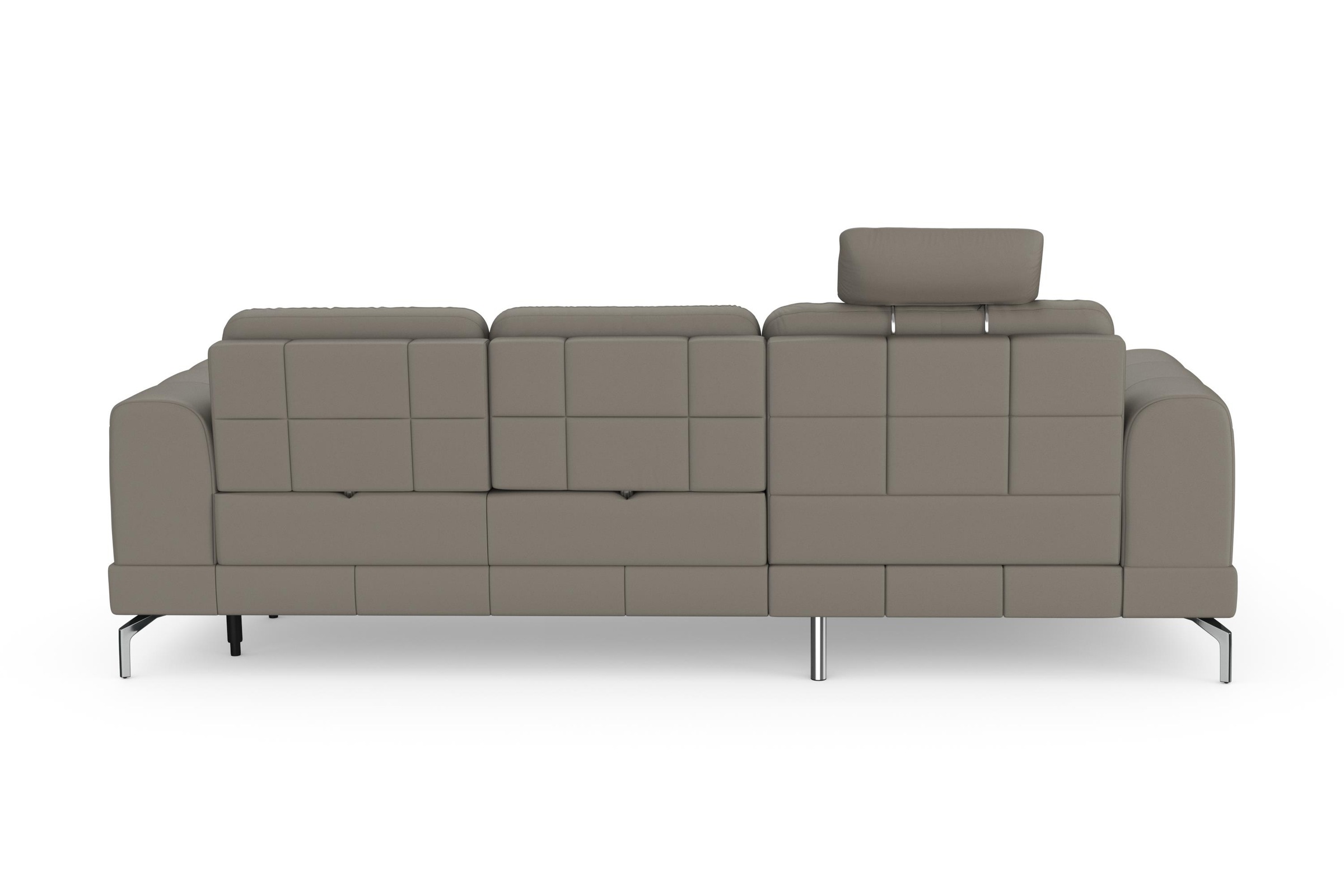 sit&more Ecksofa »Bendigo L-Form«, inklusive Sitztiefenverstellung, Bodenfreiheit 15 cm, 2 Fußfarben