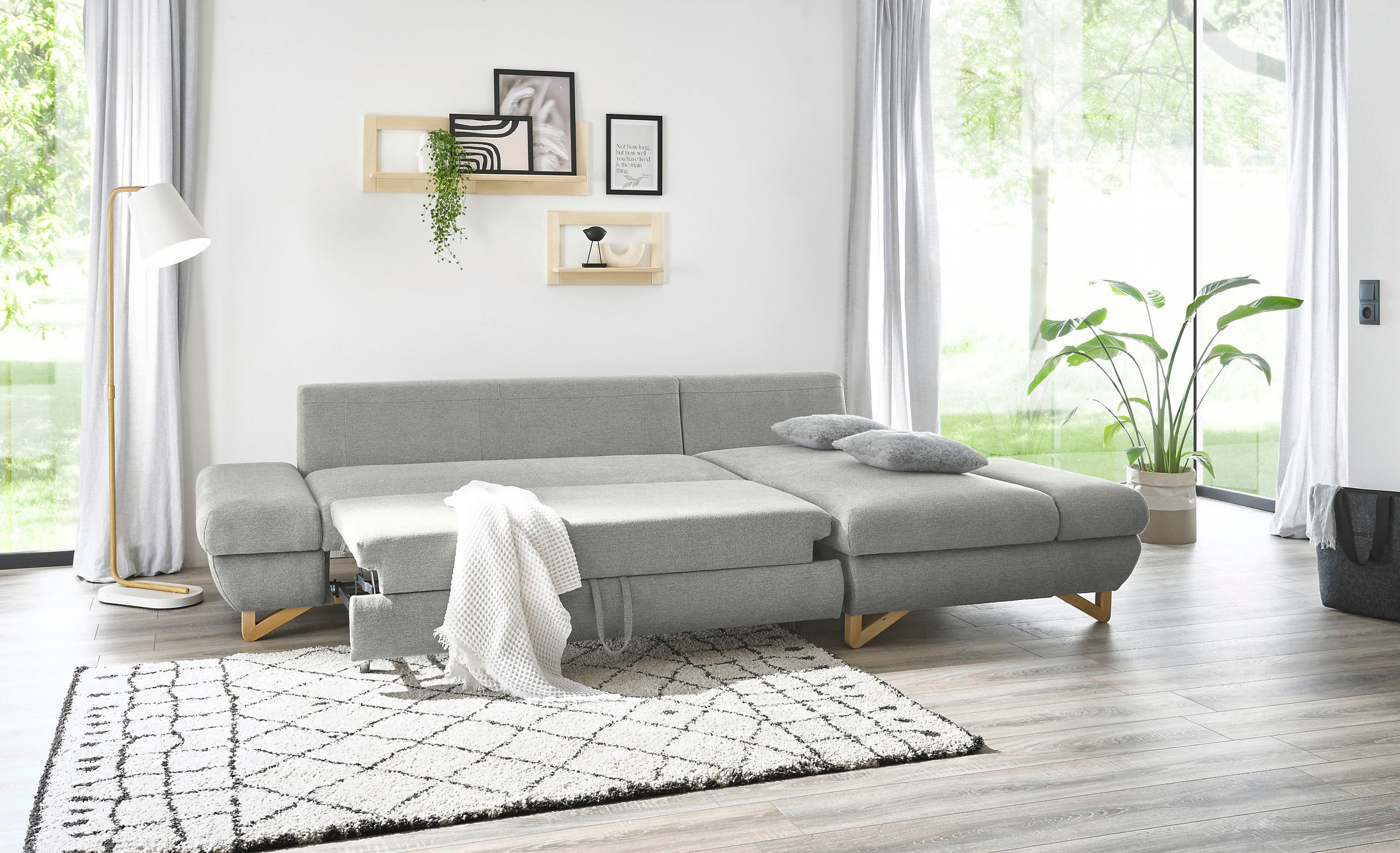 INOSIGN Schlafsofa »City/Giron«, komfortable Bettfunktion (Liegefläche 245 x 138 cm), sowie Bettkasten