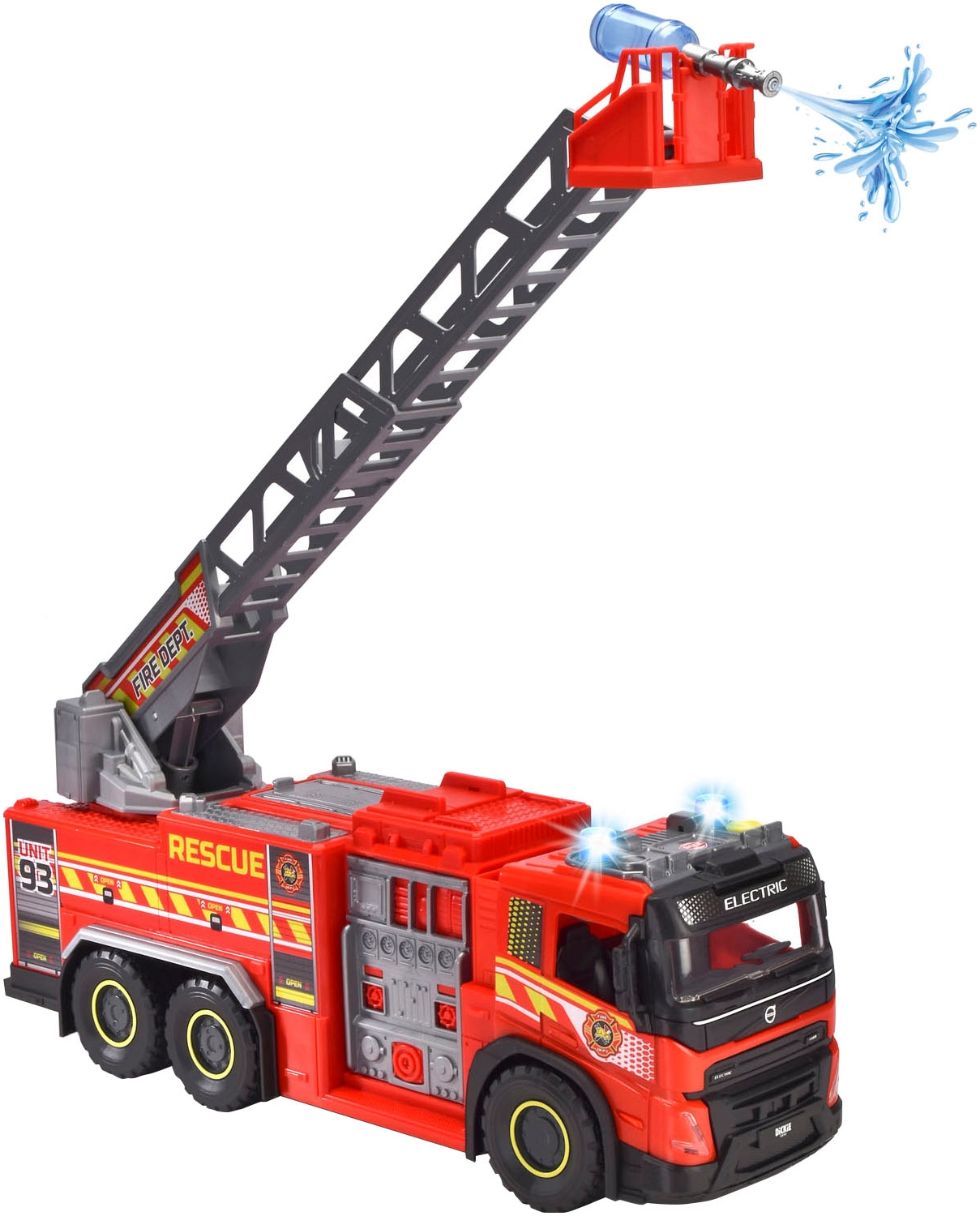 Dickie Toys Spielzeug-Feuerwehr »Giant Fire Truck«, mit Licht und Sound