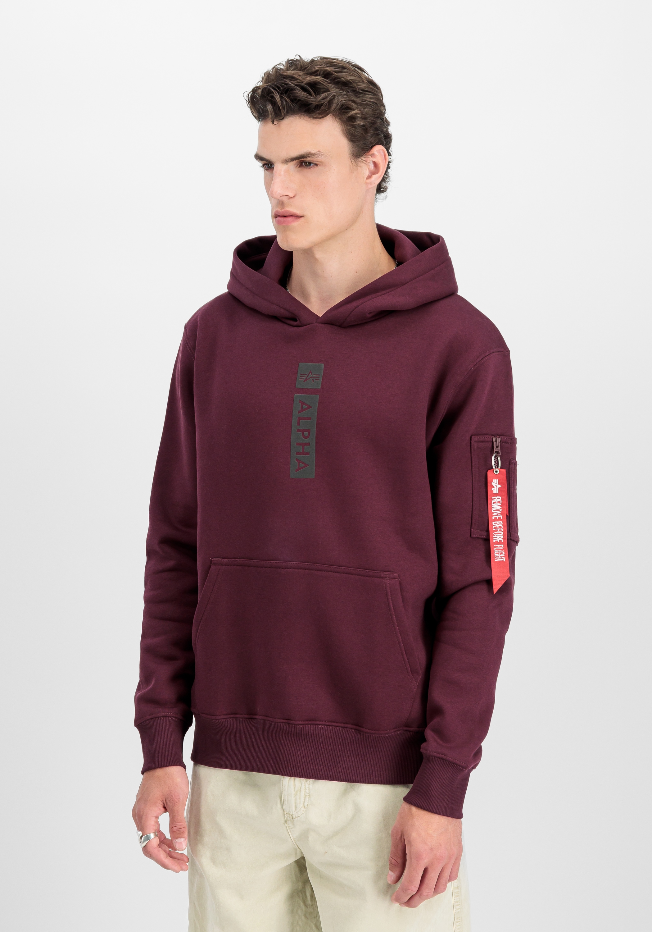 Alpha Industries Hoodie "Alpha Puff Print Hoodie" günstig online kaufen