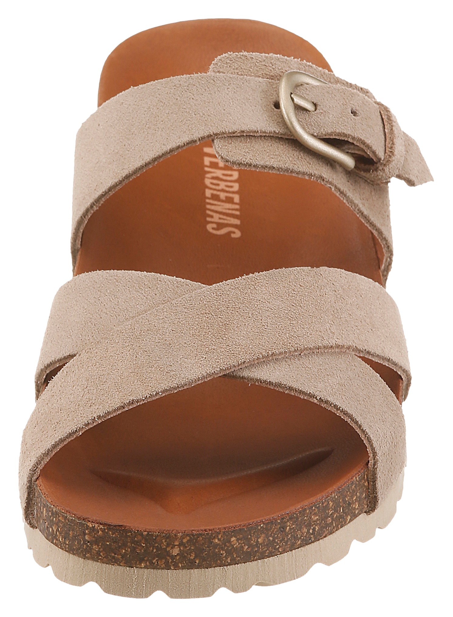 VERBENAS Pantolette »RUBI SERRAJE«  Sommerschuh, Hausschuh, Urlaubsschuh mit verstellbarer Schnalle