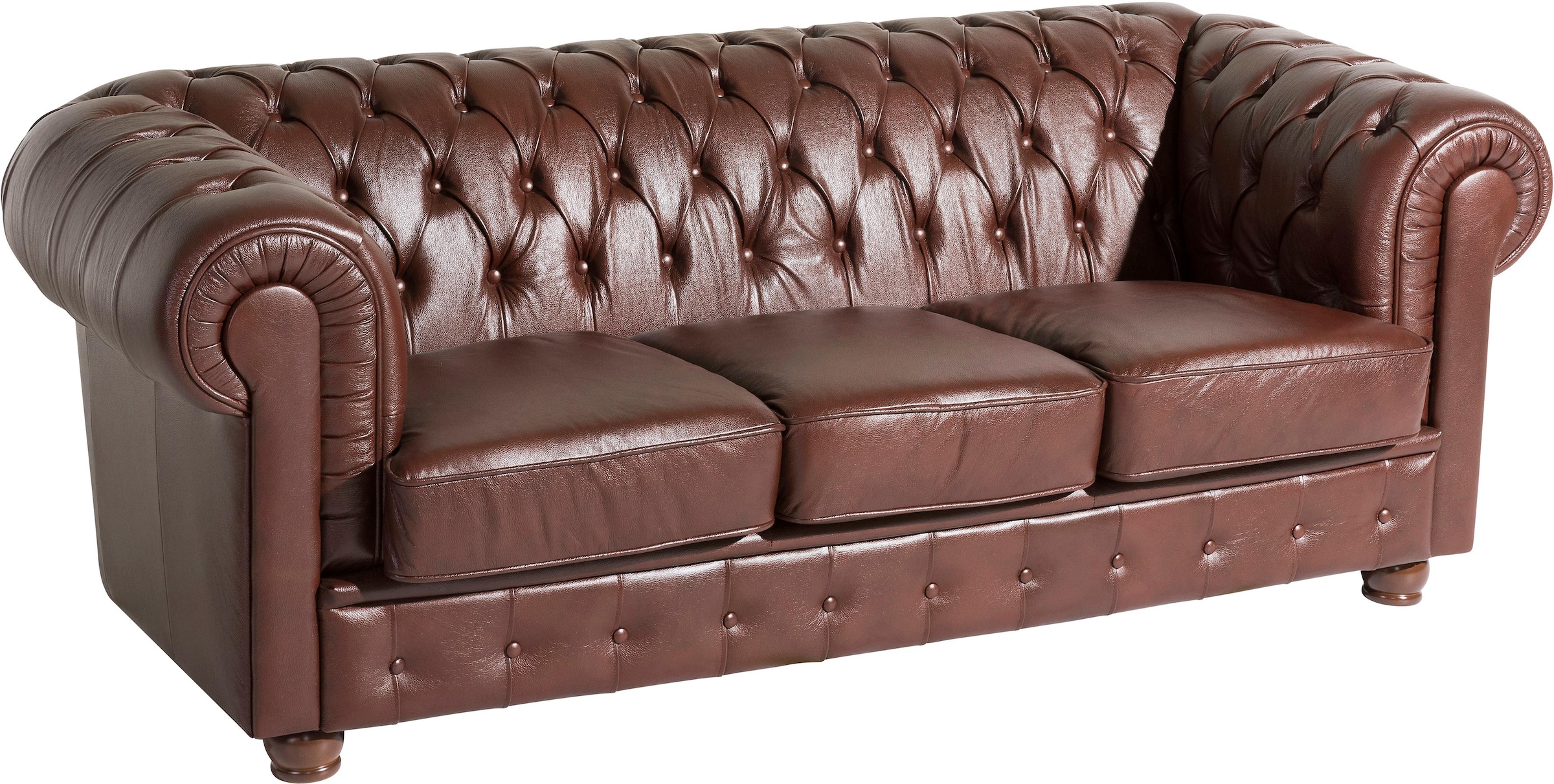 Chesterfield-Sofa »Bristol«, mit edler Knopfheftung, Breite 200 cm