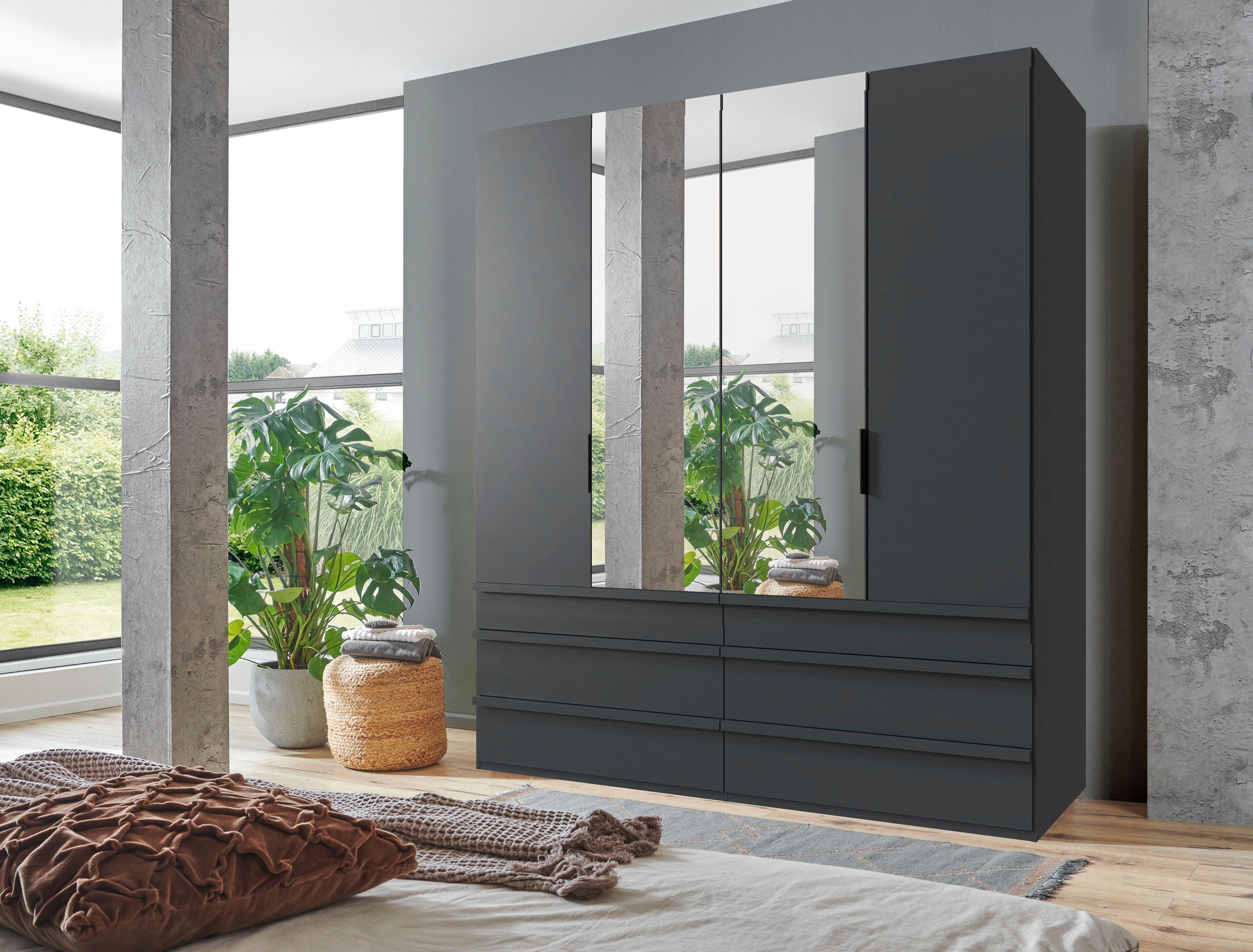 Wimex Falttürenschrank "Oxford by fresh to go, in der Breite 200cm, in 2 Hö günstig online kaufen