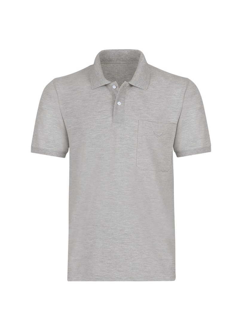 Trigema Poloshirt »TRIGEMA Polohemd mit Brusttasche«, (1 tlg.)